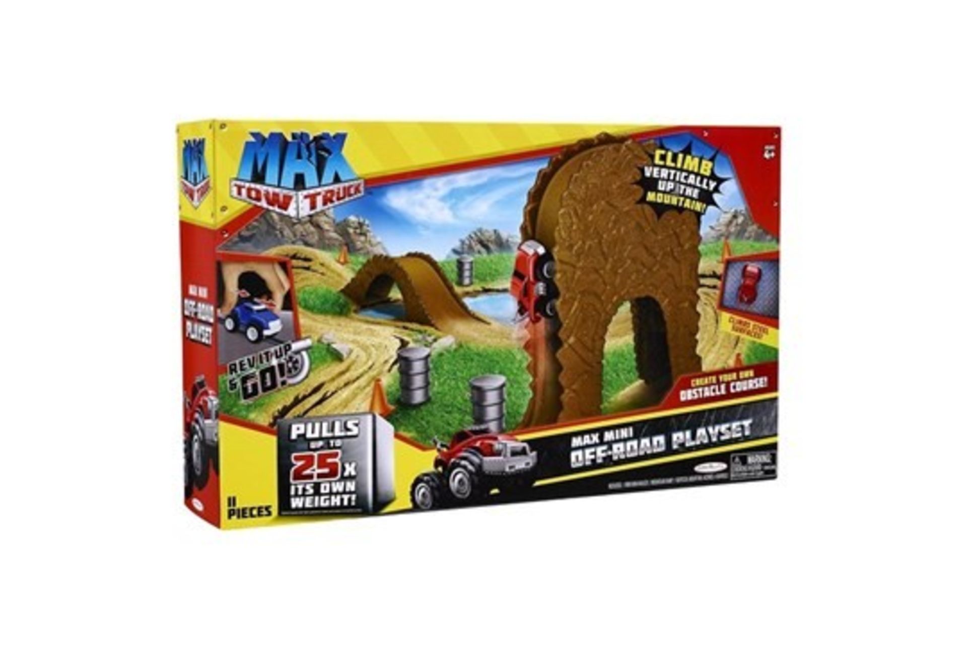 1 BOXED MAX TOW TRUCK OFF ROAD PLAYSET / RRP £45.9