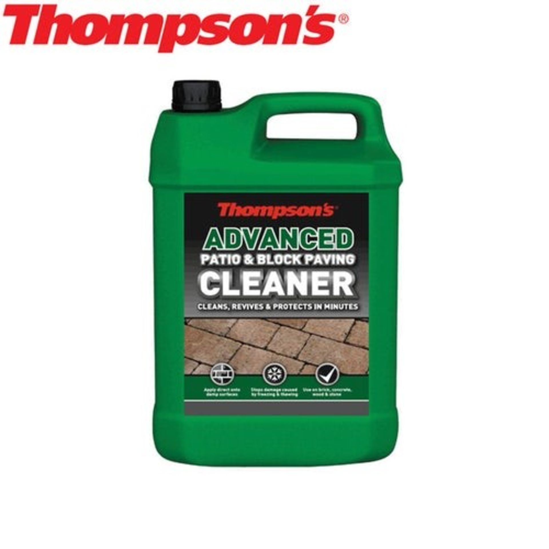 1 THOMPSONS ADVANCED PATIO & BLOCK PAVING CLEANER - 5 LITRES / PN - 210 / RRP £20.00 (VIEWING HIGHLY