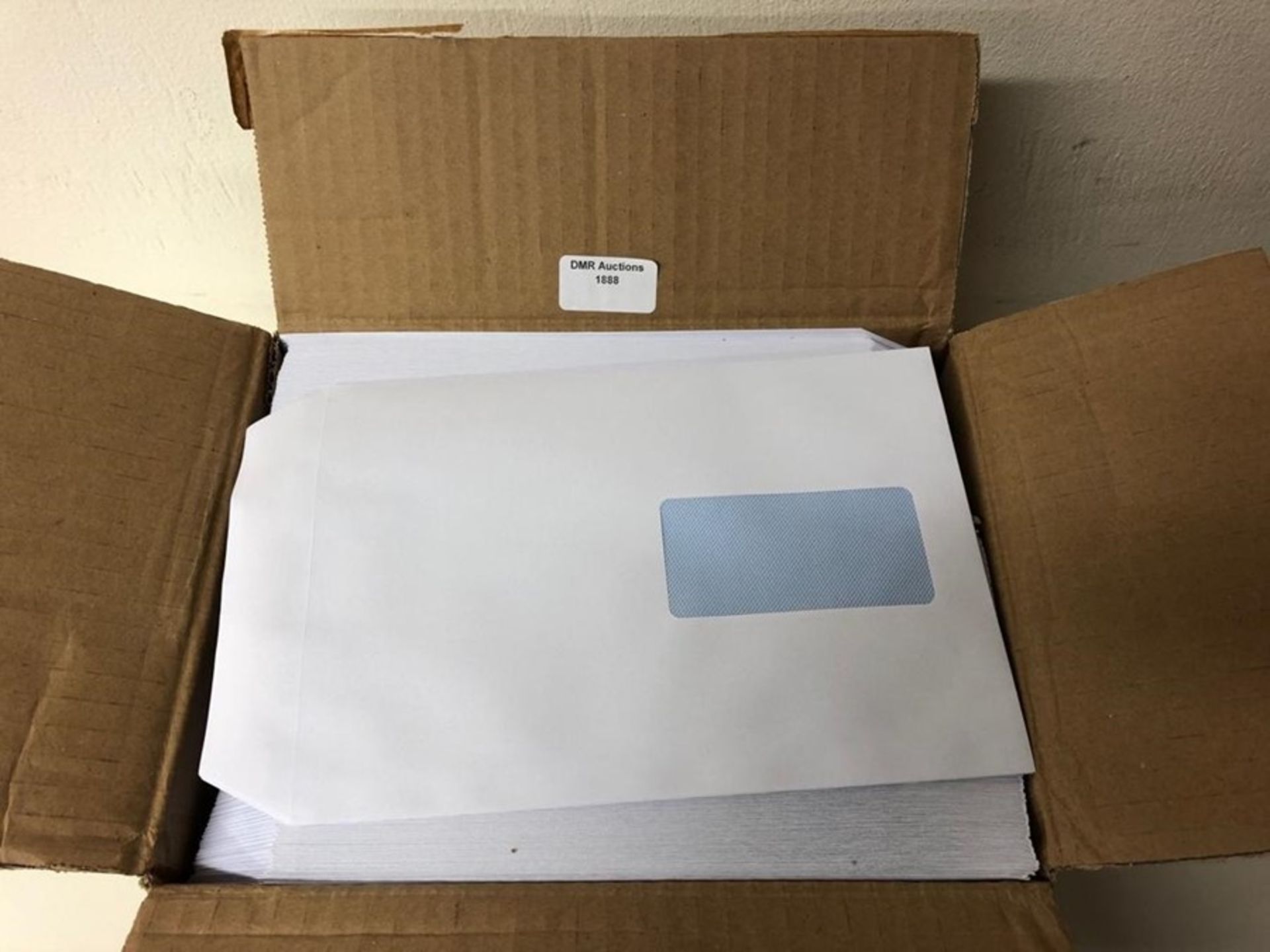 1 BOX OF 500 POCKET SELF SEAL WINDOW ENVELOPES / PN - 219 / RRP £50.00 (VIEWING HIGHLY RECOMMENDED)