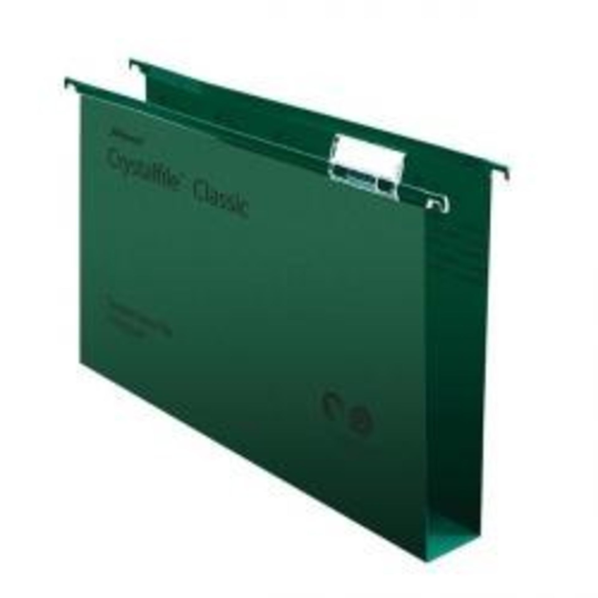 1 BOX OF 50 REXEL CRYSTALFILE CLASSIC IN GREEN / PN 172 / RRP £86.05 (VIEWING HIGHLY RECOMMENDED)