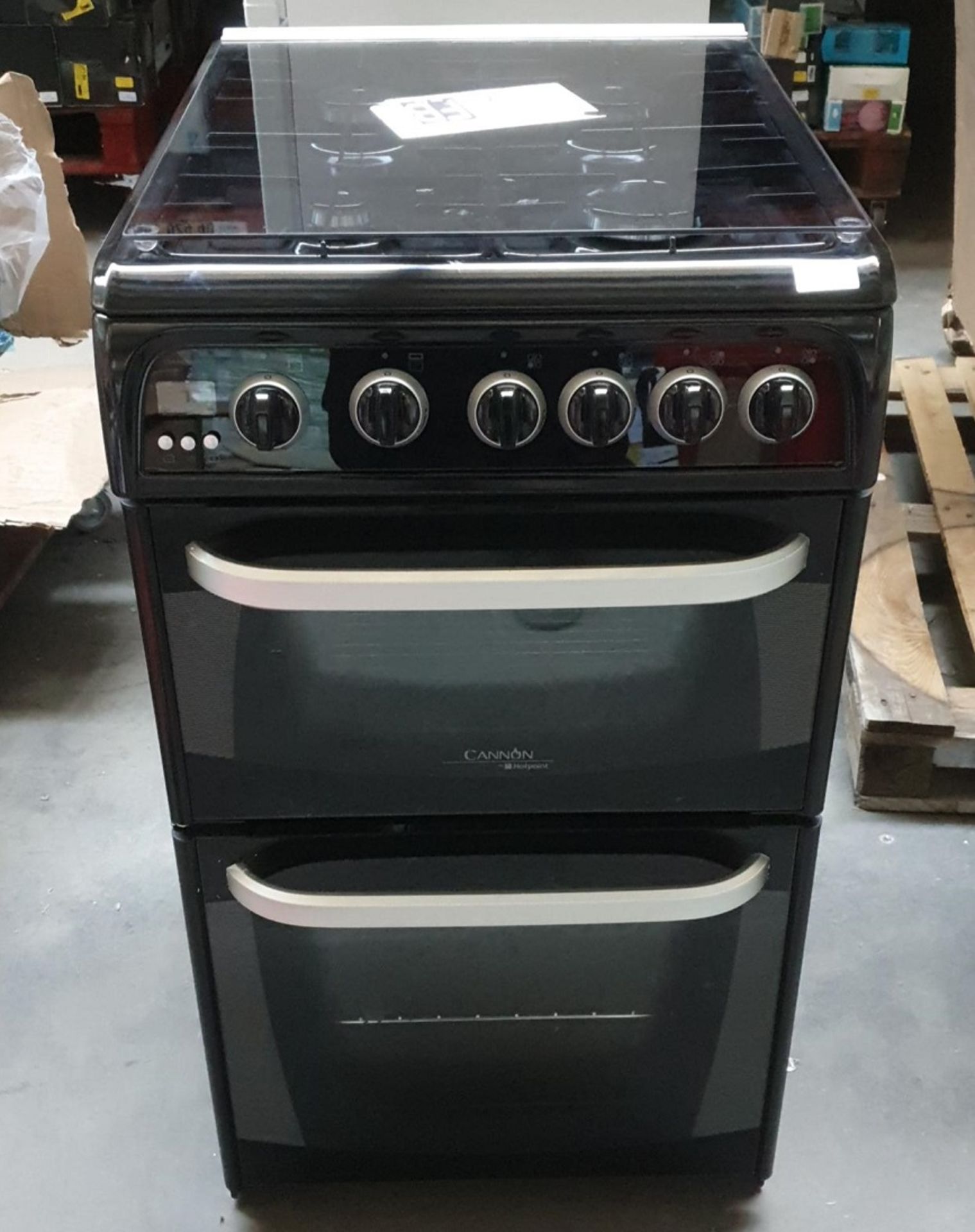 1 GRADE A HOTPOINT CANNON CH50GCIK.0 COOKER IN BLACK / RRP £469.99 (VIEWING HIGHLY RECOMMENDED) - Image 2 of 2