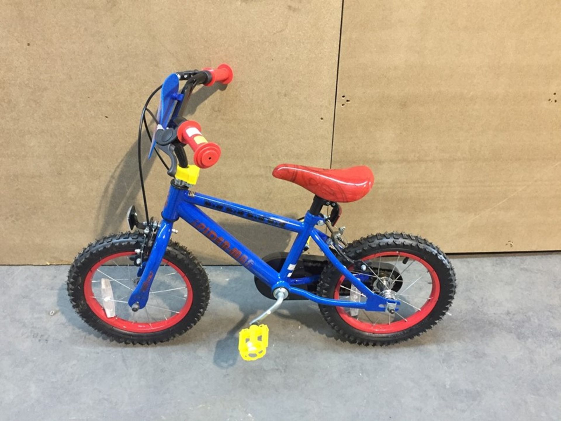1 EX DISPLAY CHILDRENS SPIDERMAN BICYCLE RRP £109.99