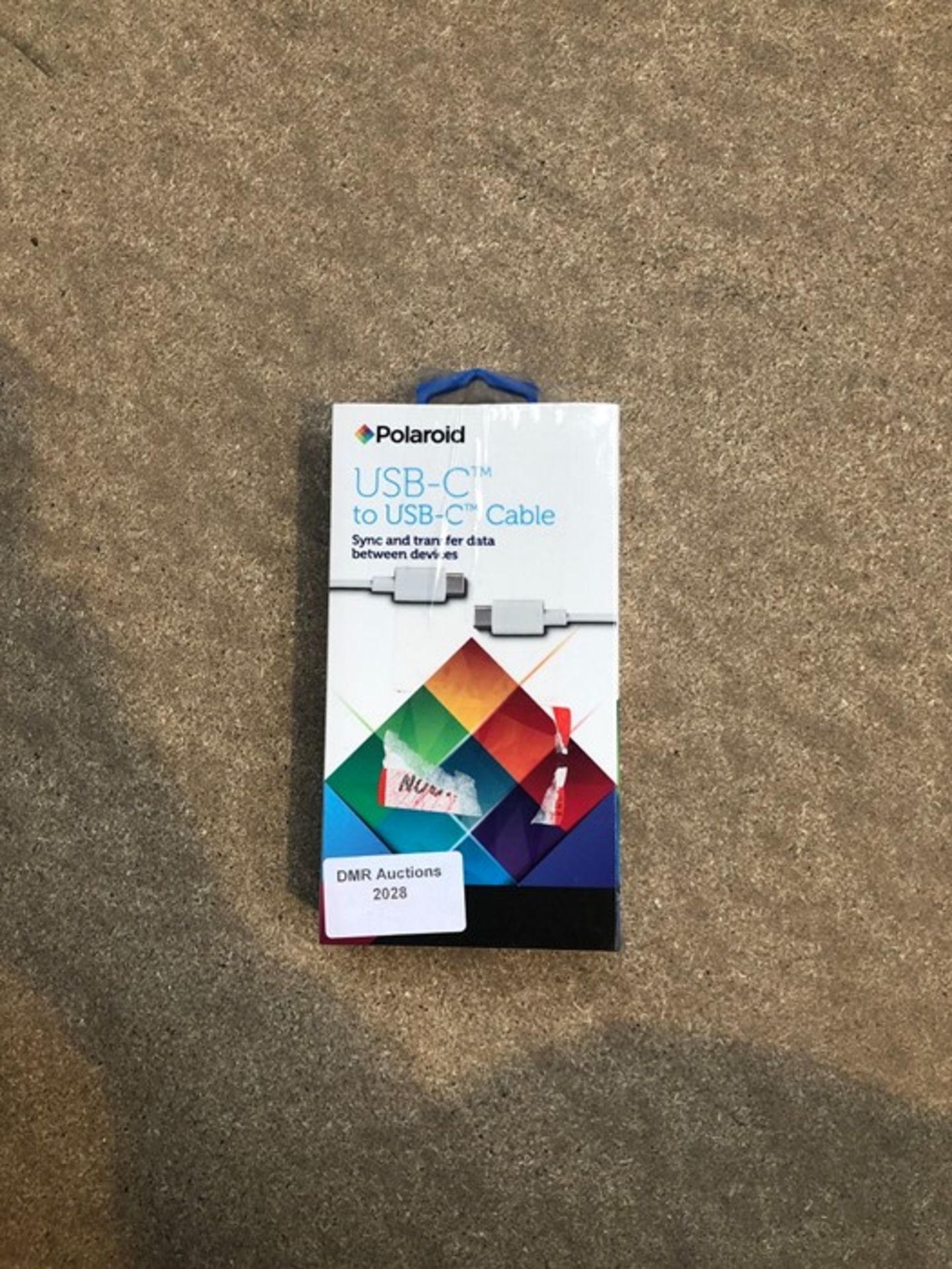 1 BOXED POLAROID USB-C TO USB-C CABLE IN WHITE / RRP £15.00 - BL -4500 (VIEWING HIGHLY RECOMMENDED)