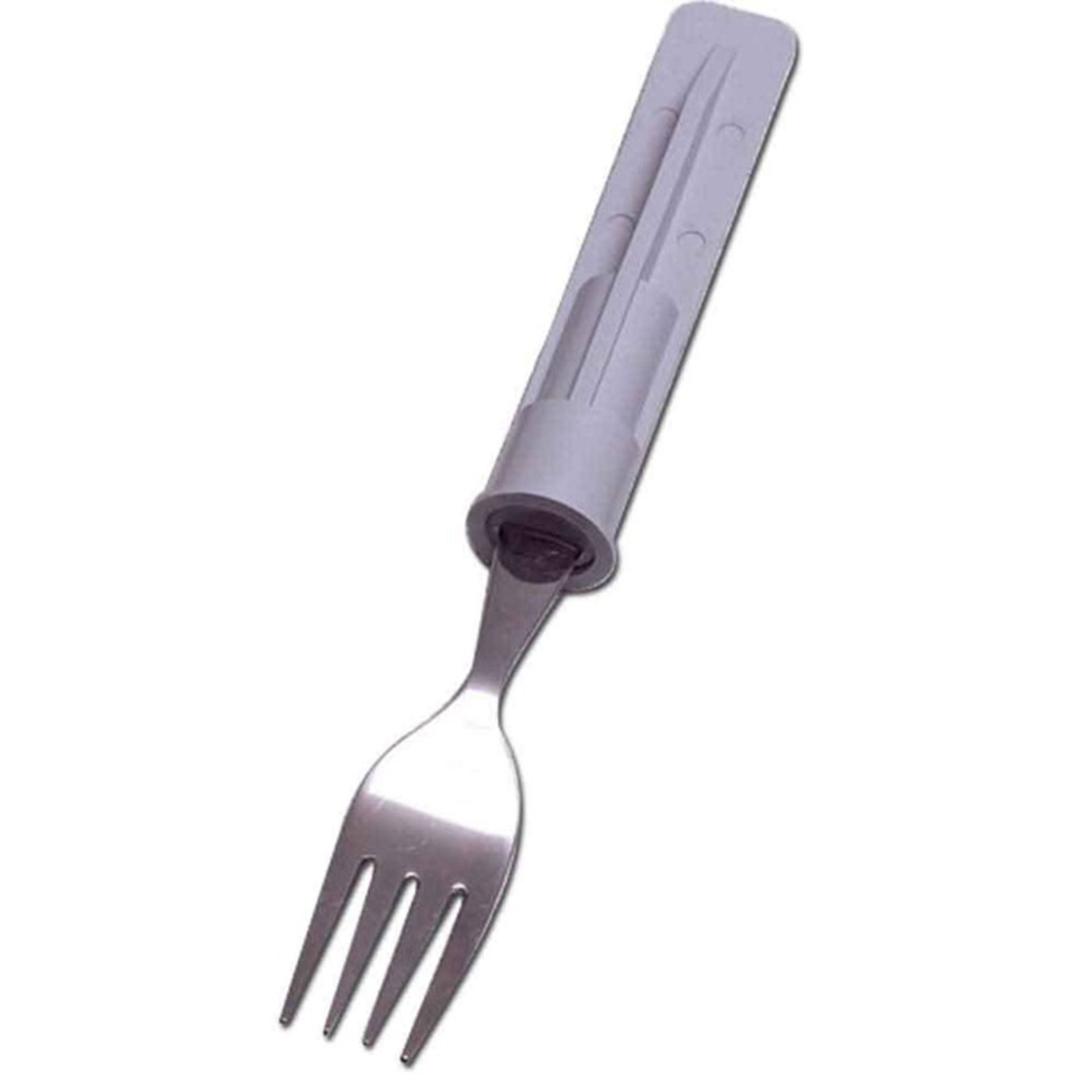 ME : 1 LOT TO CONTAIN APPROX 10 SELECTAGRIP FORKS WITH GREY HANDLES / RRP £74.00 (VIEWING HIGHLY