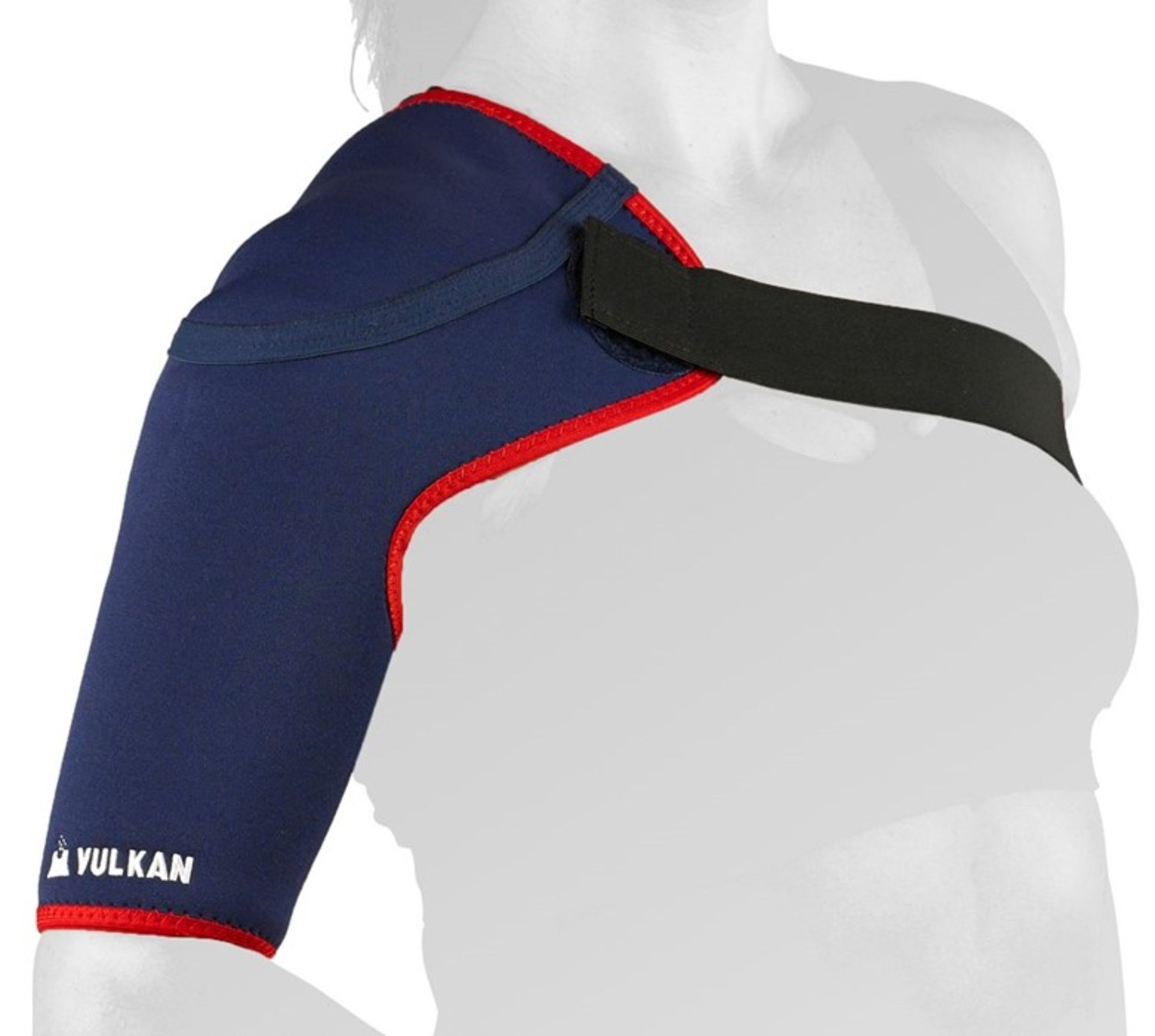 ME : 1 AS NEW BOXED VULKAN CLASSIC LARGE SHOULDER STRAP IN BLUE - FOR RIGHT SHOULDER / RRP £29.99 (