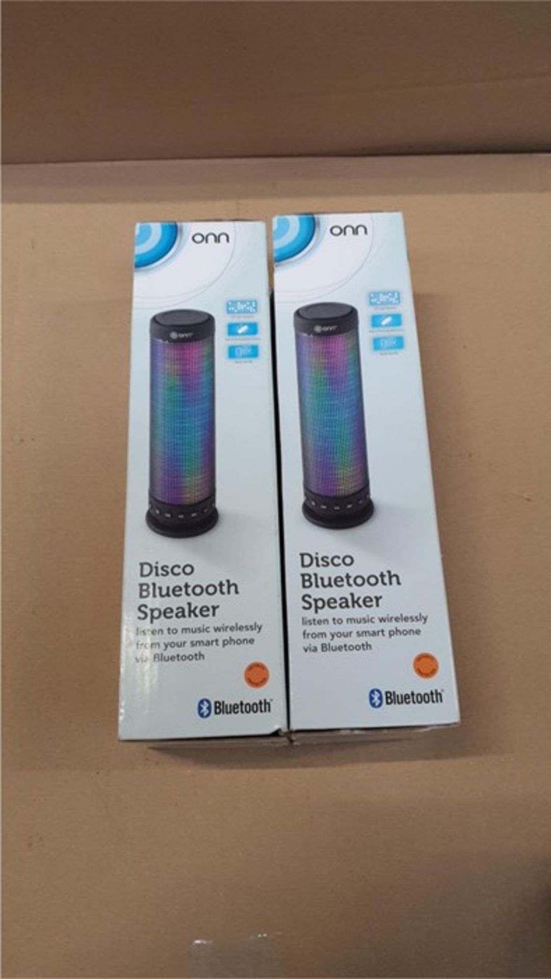 1 LOT TO CONTAIN 2 BOXED ONN DISCO BLUETOOTH SPEAKERS - BL - 5632 / RRP £43.98 (VIEWING HIGHLY - Image 2 of 2