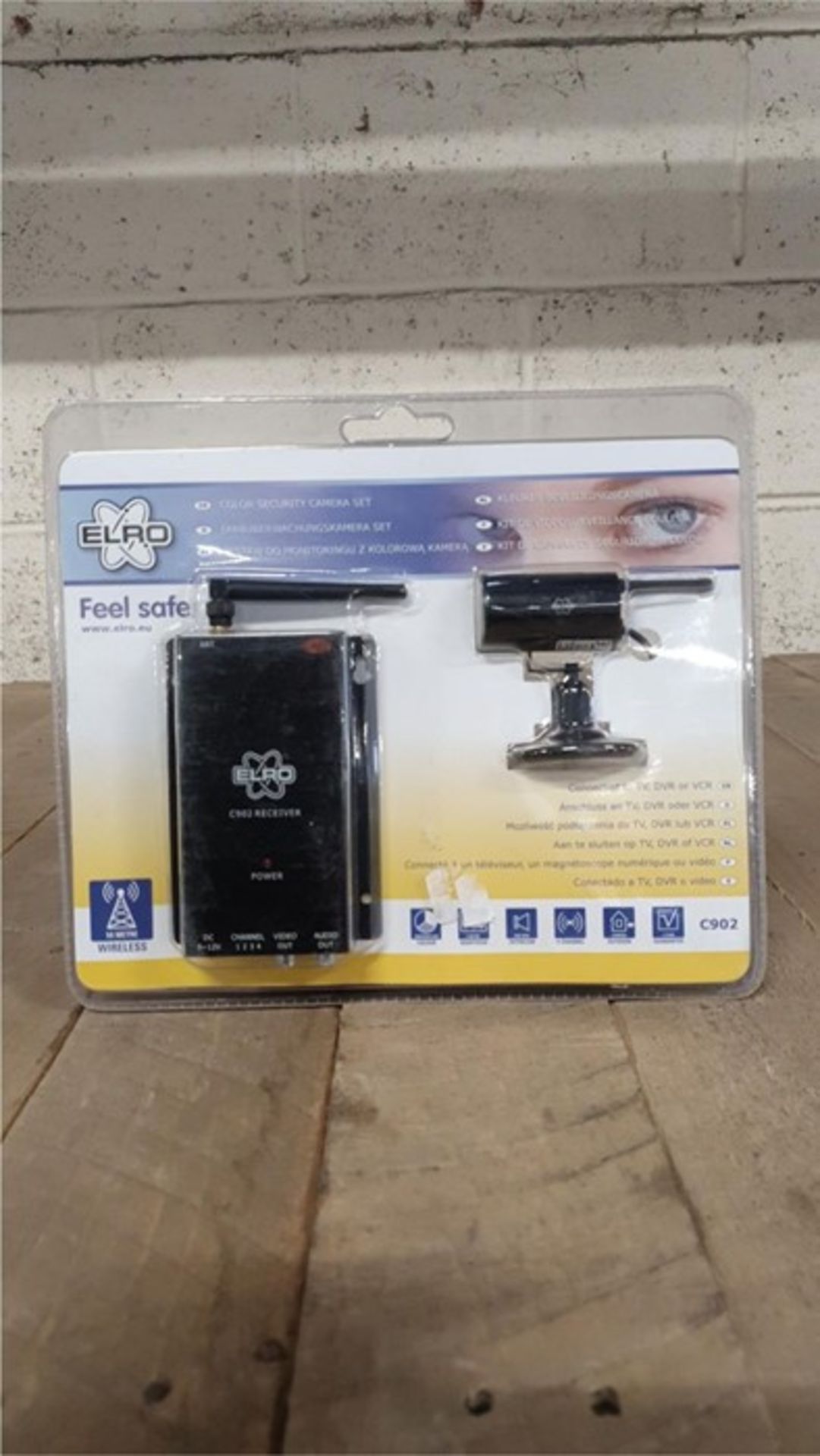 1 BOXED ELRO FEEL SAFE WIRELESS UPTO 50 METRE SECURITY CAMERA (VIEWING HIGHLY RECOMMENDED)