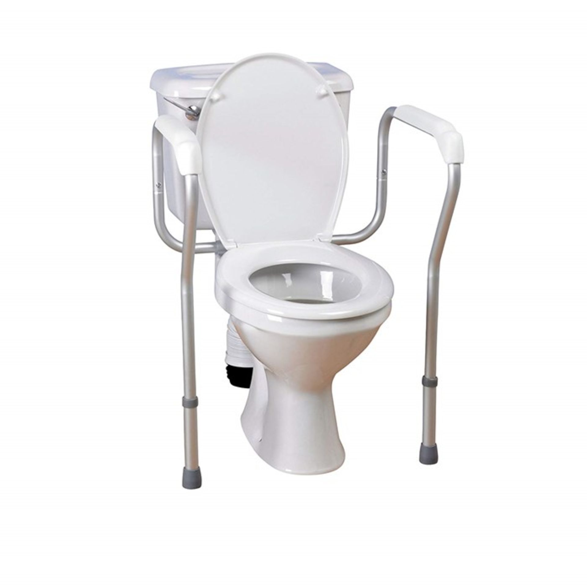 ME; 1 LOT TO CONTAIN 4 TOILET SURROUND RAILS / RRP £112.00 (VIEWING HIGHLY RECOMMENDED)