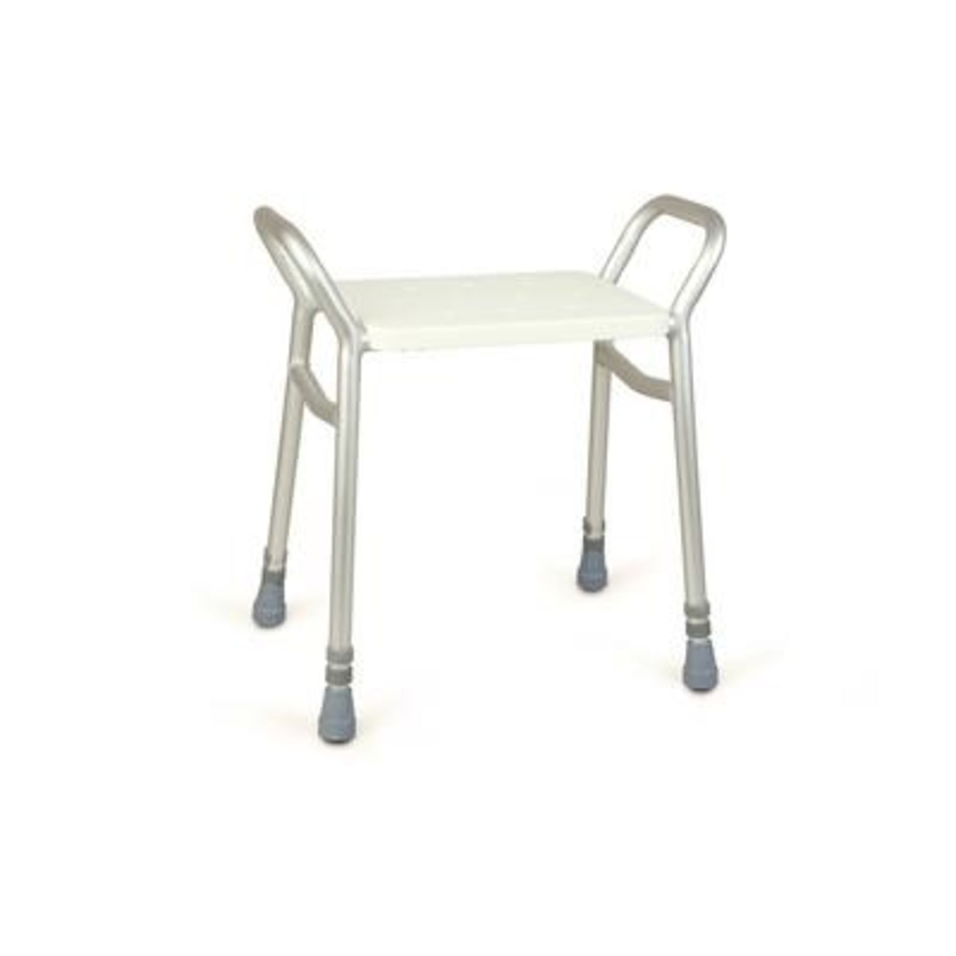 ME : 1 AS NEW HOMECRAFT ADJUSTABLE HEIGHT SHOWER STOOL / DAMAGE TO BOX BUT PRODUCT FINE / RRP £35.99