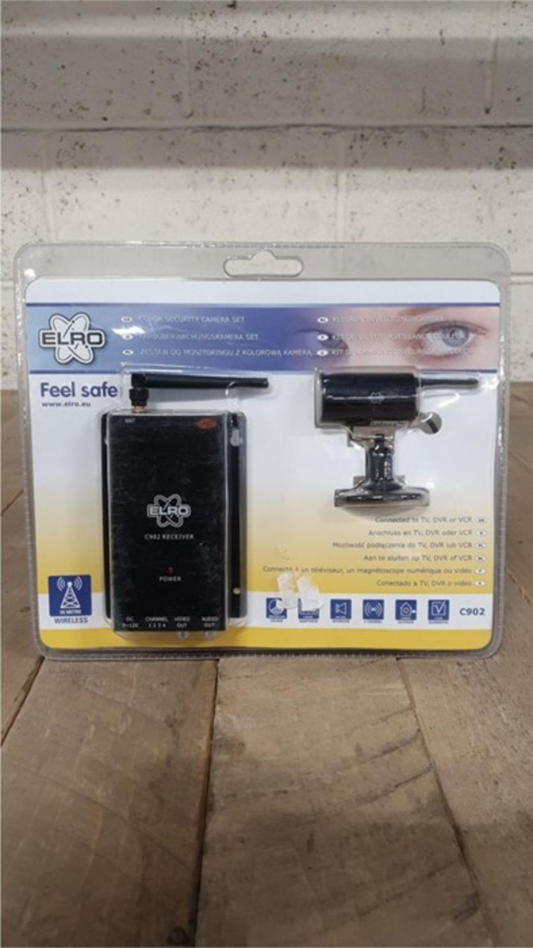 1 BOXED ELRO FEEL SAFE WIRELESS UPTO 50 METRE SECURITY CAMERA (VIEWING HIGHLY RECOMMENDED)