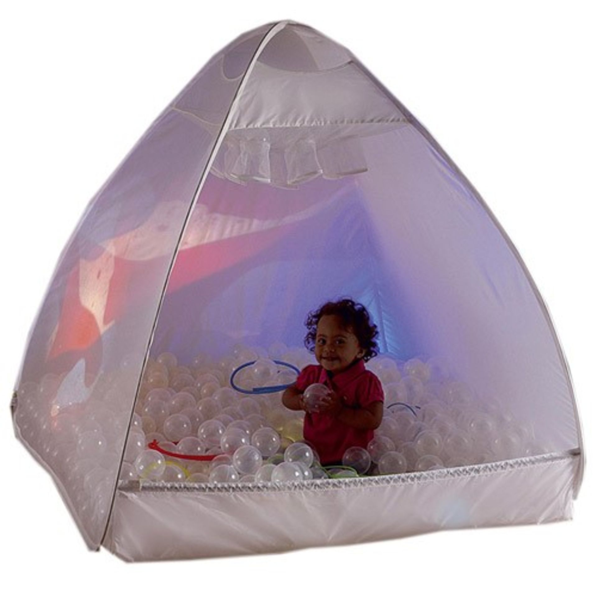 ME; 1 AS NEW BOXED SENSORY BALL HOUSE TENT / RRP £46.00 BALLS NOT INCLUDED (VIEWING HIGHLY