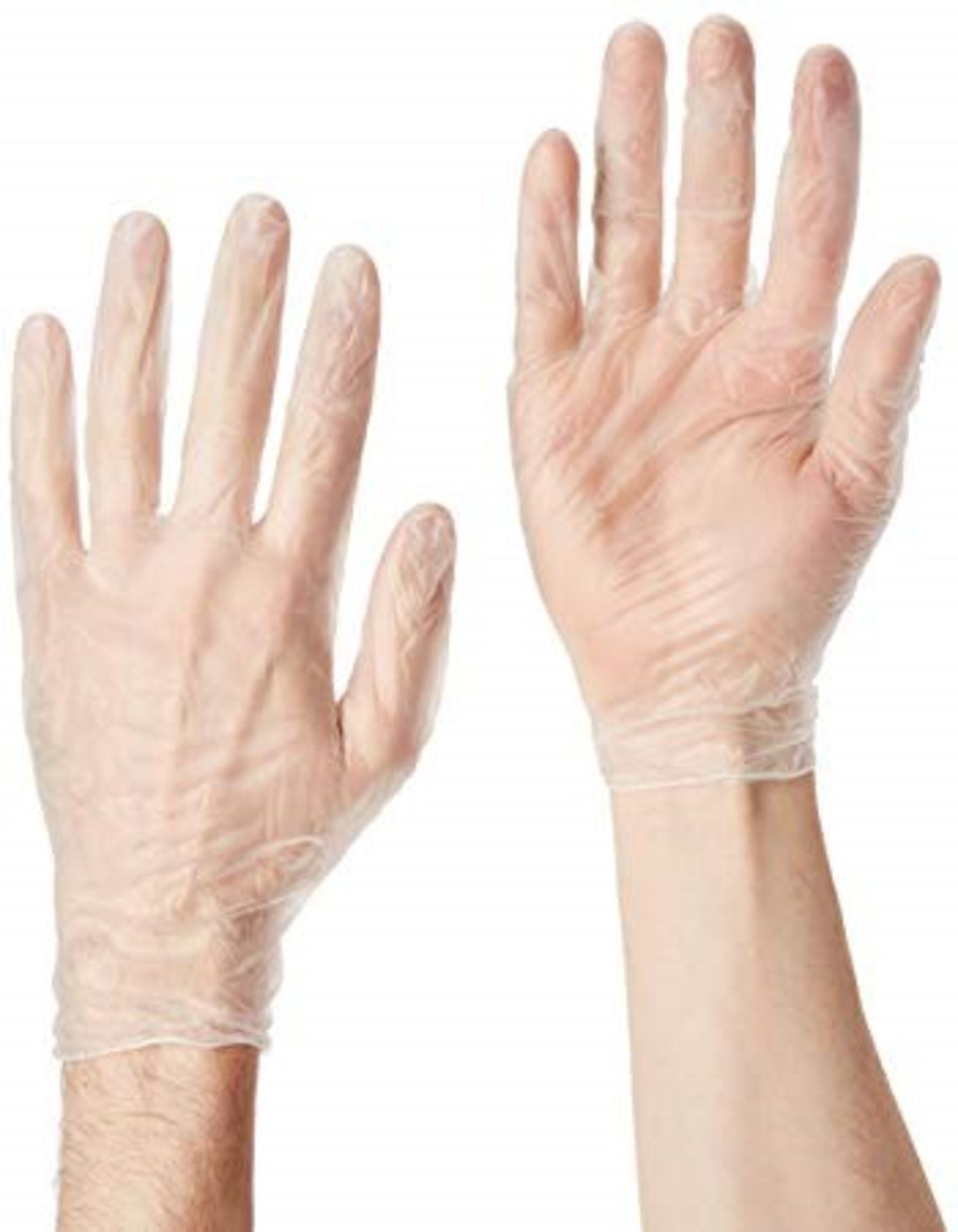 ME : 1 LOT TO CONTAIN 10 BOXES SAFETOUCH TPE CLEAR THERMOPLASTIC EXAMINATION GLOVES - SIZE LARGE /
