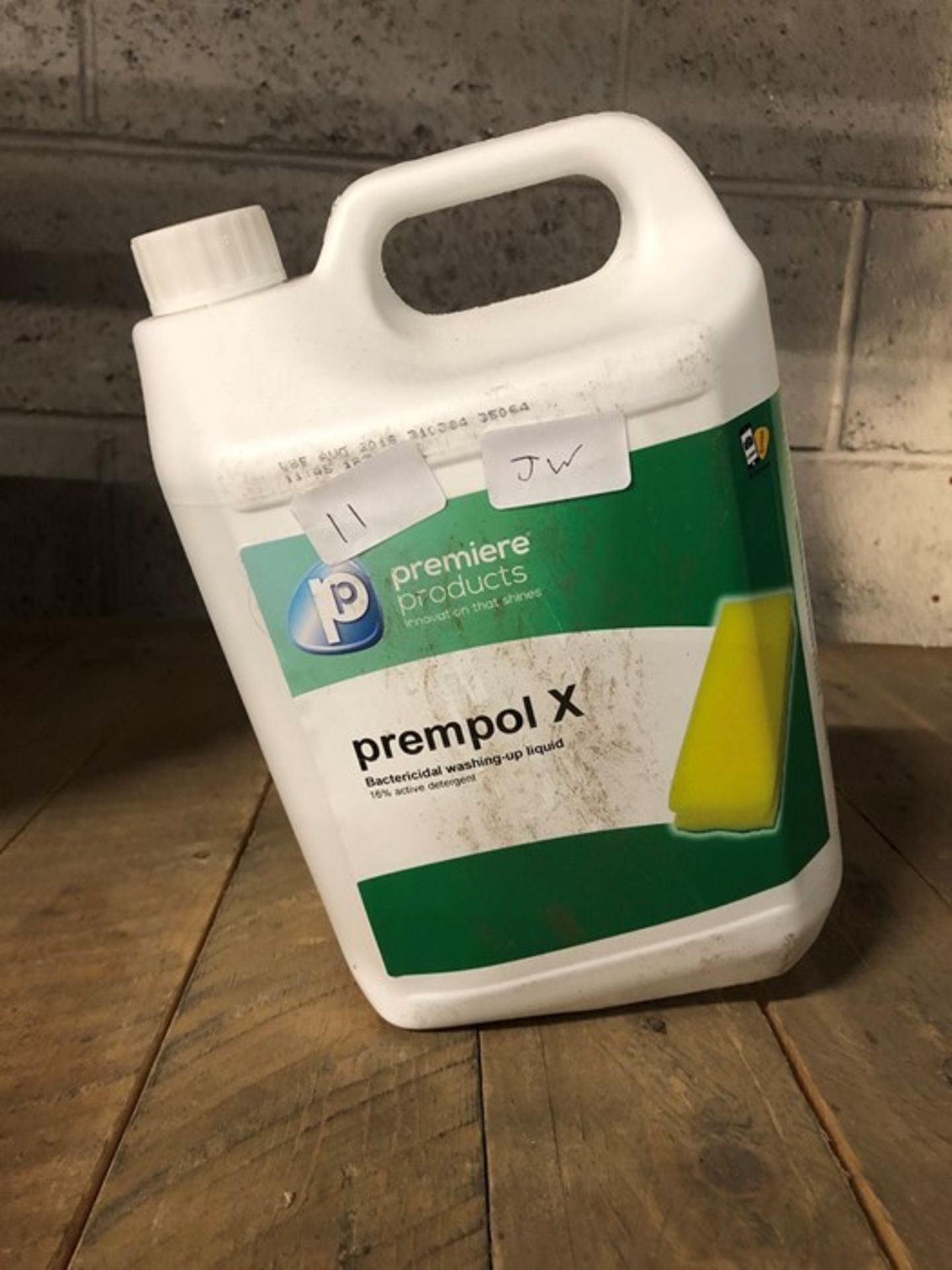 1 PREMIERE PRODUCTS PREMPOL X BACTERICIDOL WASHING UP LIQUID (VIEWING HIGHLY RECOMMENDED)