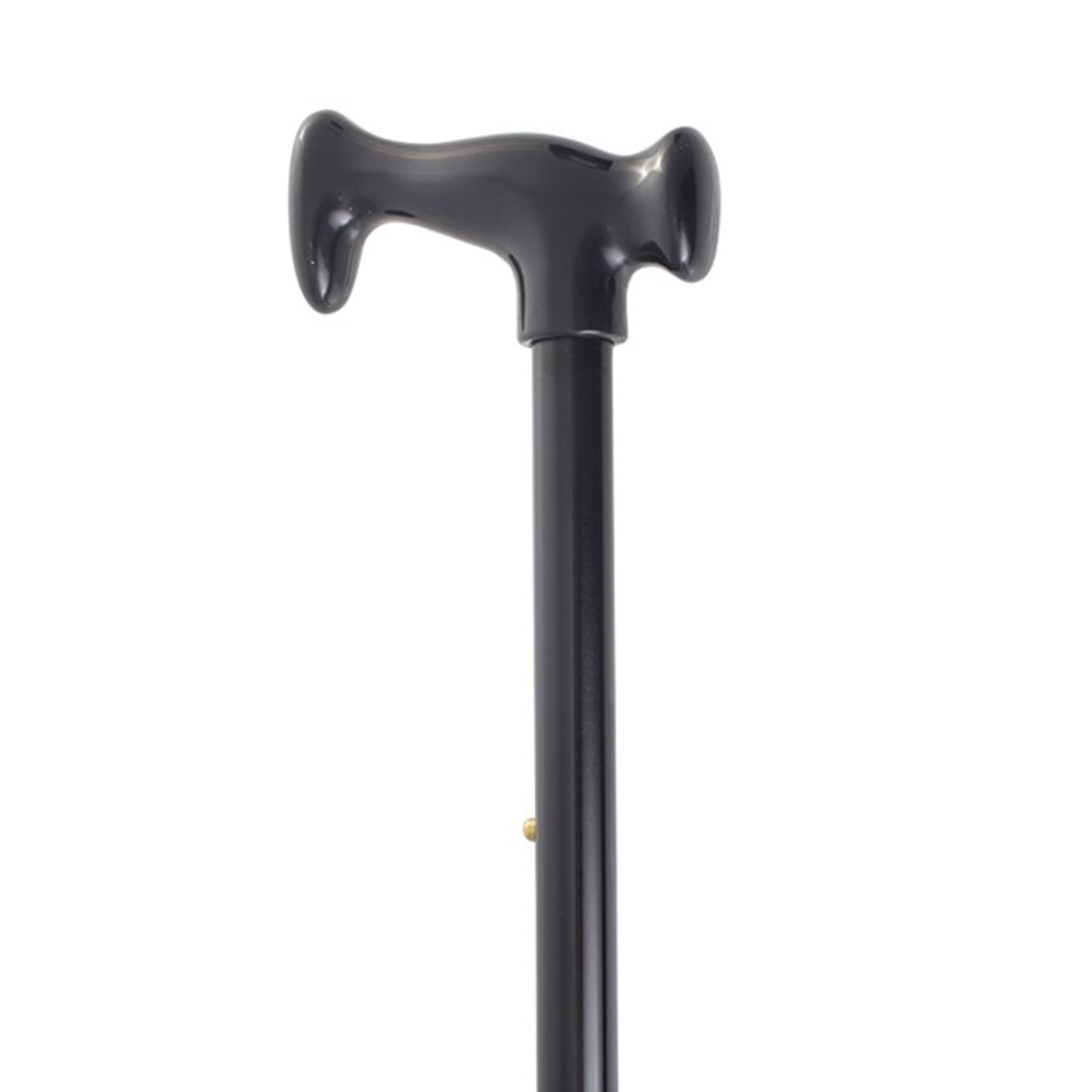 ME: 1 AS NEW BAGGED SPRINGER BLACK WALKING STICK, CUSHIONED AND TURN WALKING AID / RRP £22.00 (