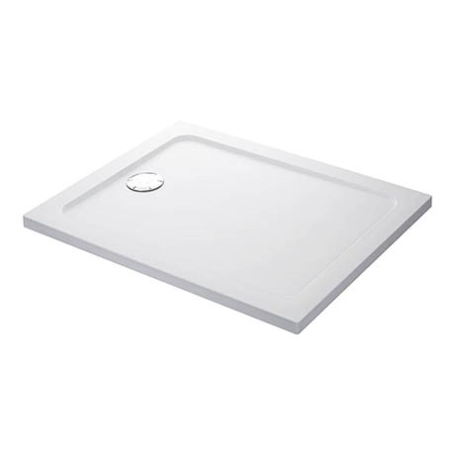 1 GRADE A PACKAGED MIRE FLIGHT LOW LEVEL SHOWER TRAY IN WHITE / SIZE - 900MM X 760MM / RRP £254.