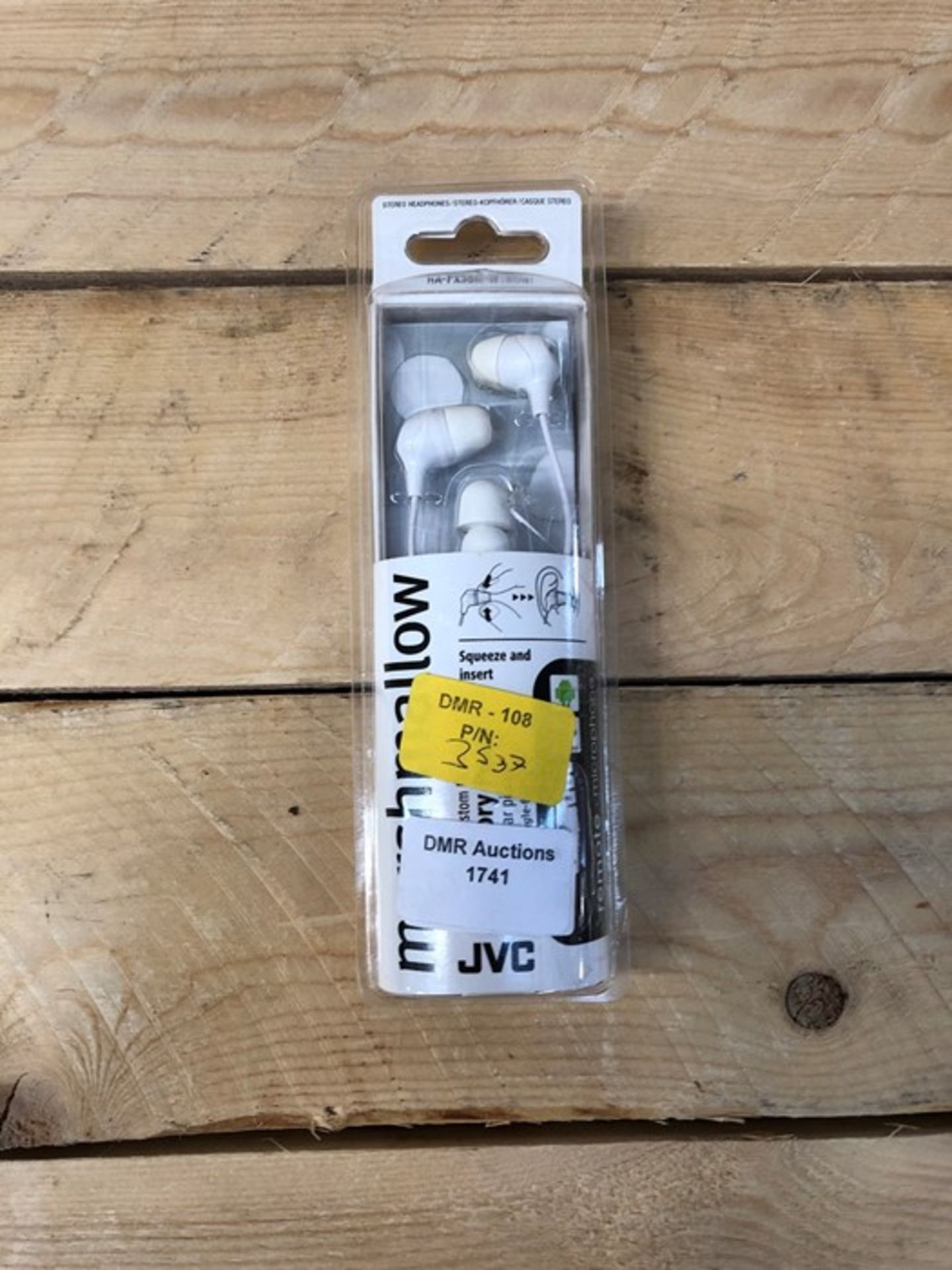 1 BOXED MARSHMALLOW HEADPHONES - WHITE / RRP £12.99 (VIEWING HIGHLY RECOMMENDED)