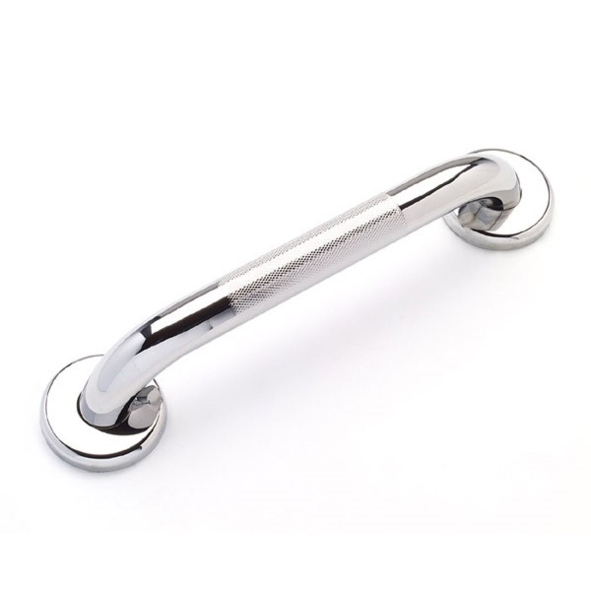 ME : 1 AS NEW BAGGED CHROME GRAB RAIL WITH ENGRAVED GRIP - APPROX 16" - AA06491 / RRP £28.64 (