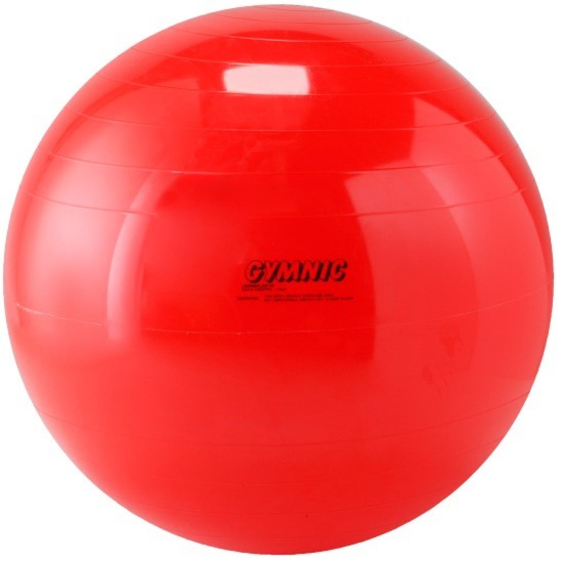 ME : 1 AS NEW BAGGED PHYSIO GYMNIC EXERCISE BALL - 82CM DIAMETER - RED / RRP £32.95 (VIEWING