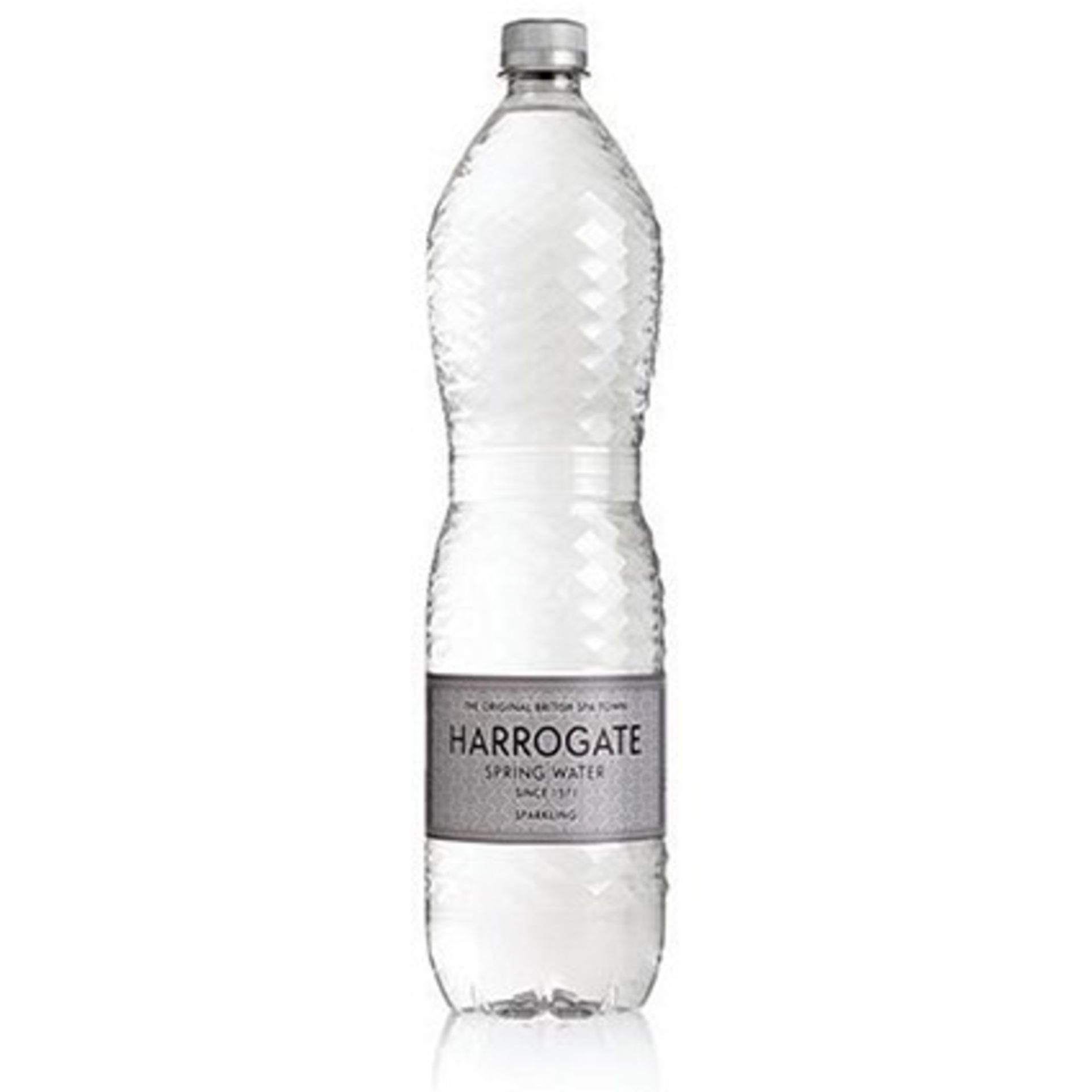 1 LOT TO CONTAIN 12 X 1.5L BOTTLES OF HARROGATE SPARKLING WATER / BEST BEFORE JUNE 2019 / PN - 55 (