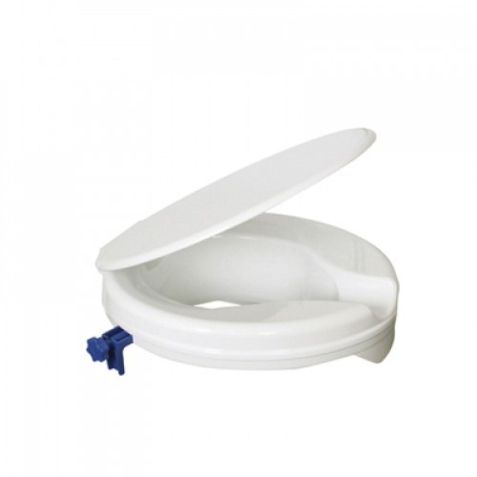 ME : 1 AS NEW BAGGED SENATOR 2" RAISED TOILET SEAT IN WHITE / RRP £22.49 (VIEWING HIGHLY
