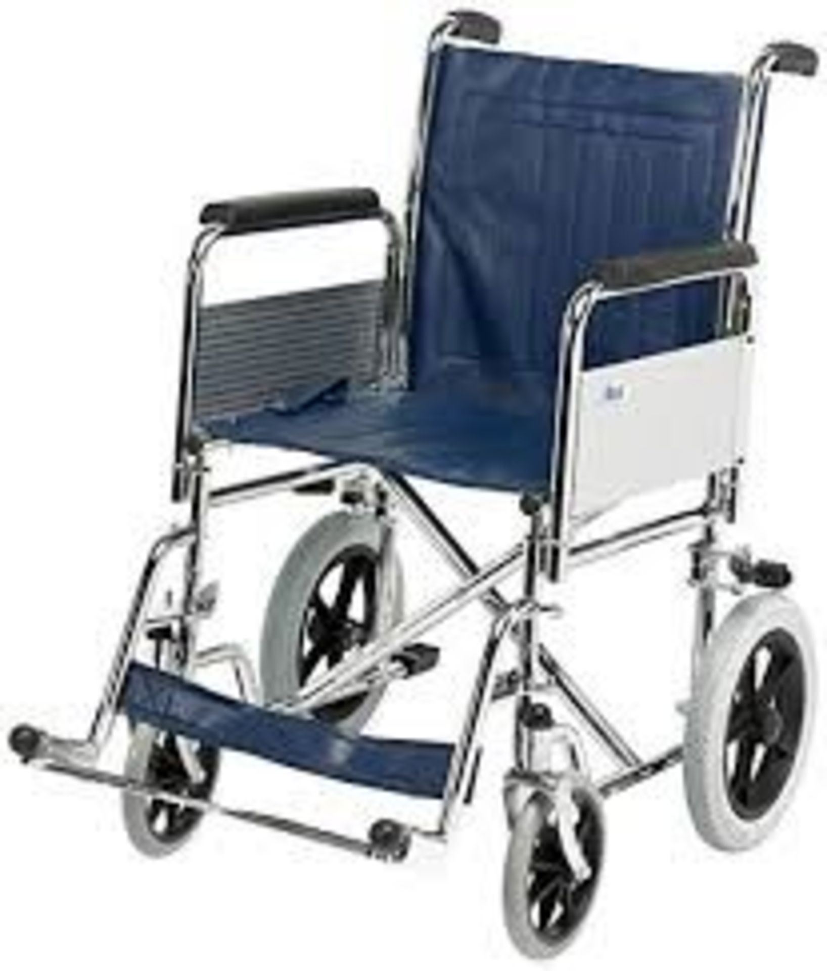 ME : 1 BOXED DAYS MANUAL WHEELCHAIR DETACHABLE ARMS AND FOOT REST / RRP £204.00 (VIEWING HIGHLY