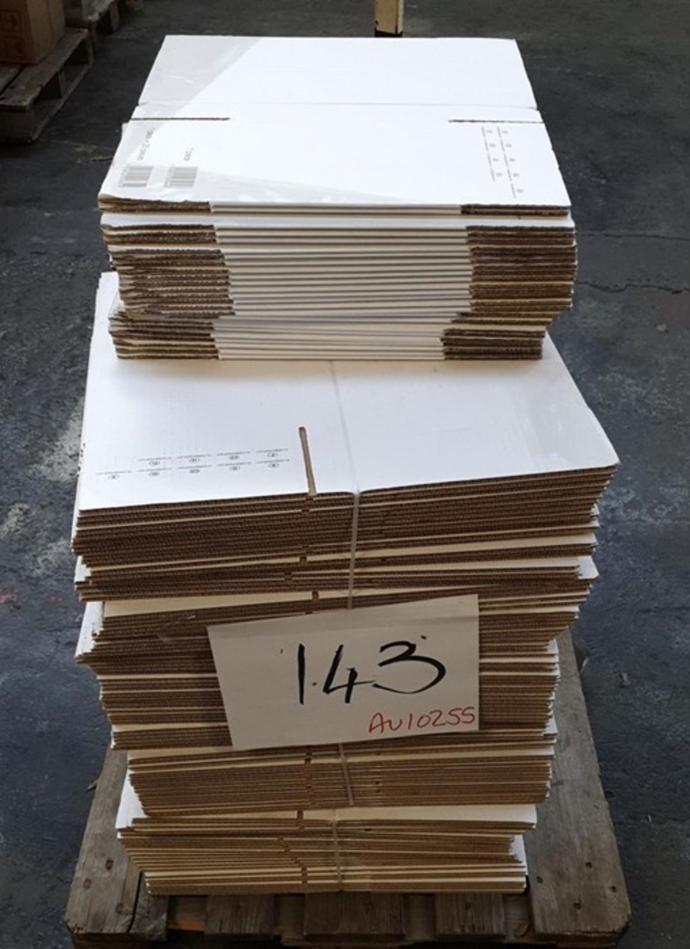 1 LOT TO CONTAIN APPROX 225 PRESSEL CARDBOARD BOXES - 310 X 220 X 250MM / PN - NPN (VIEWING HIGHLY