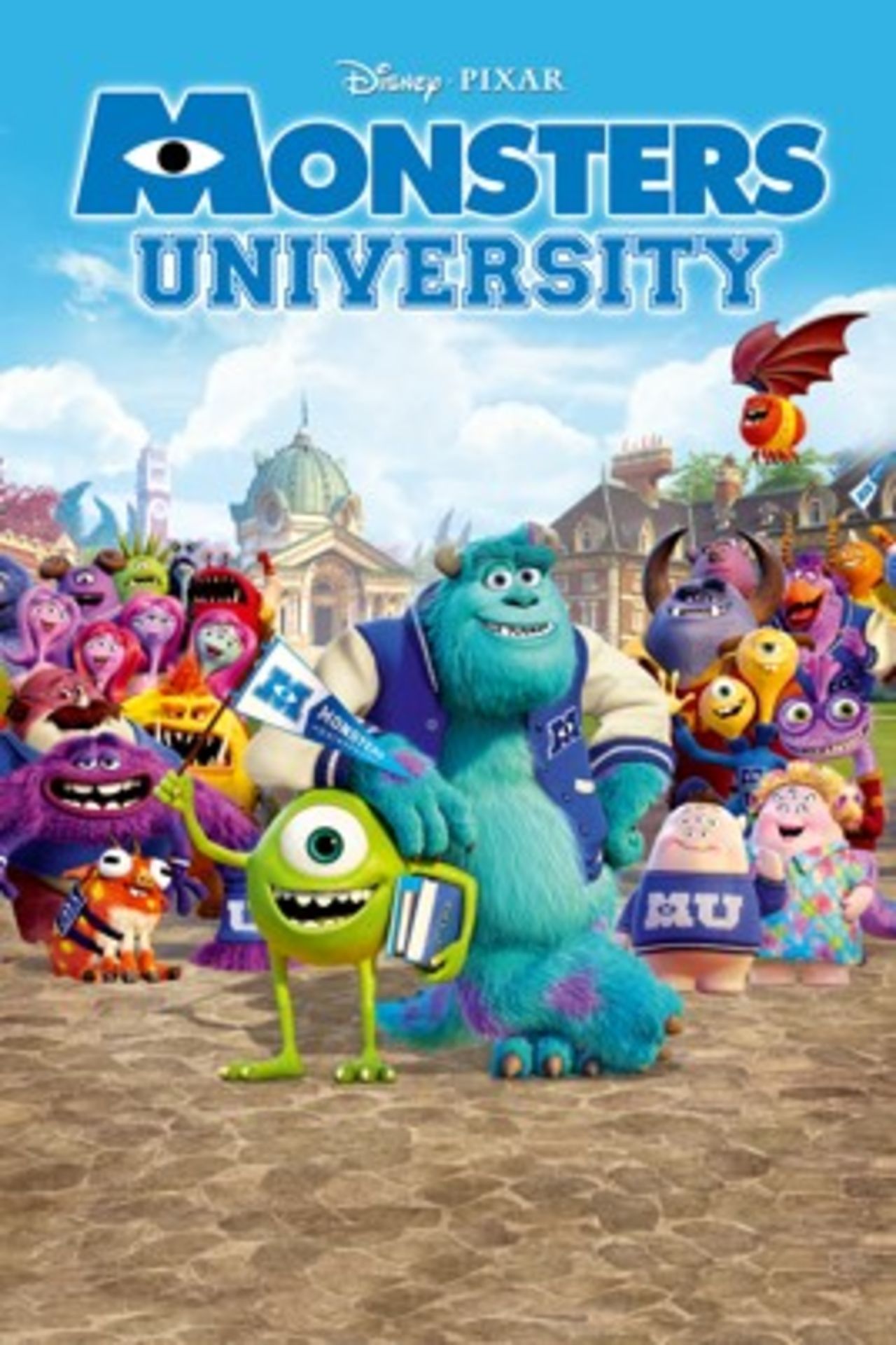 1 LOT TO CONTAIN 4 COPIES OF DISNEY MONSTERS UNIVERSITY / RRP £27.96 / PN - NPN (PUBLIC VIEWING