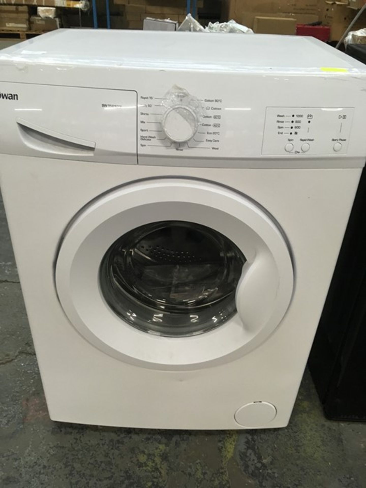 1 SWAN SW15810W WASHING MACHINE / COLOUR: WHITE / RRP £224.99 (PUBLIC VIEWING AVAILABLE)