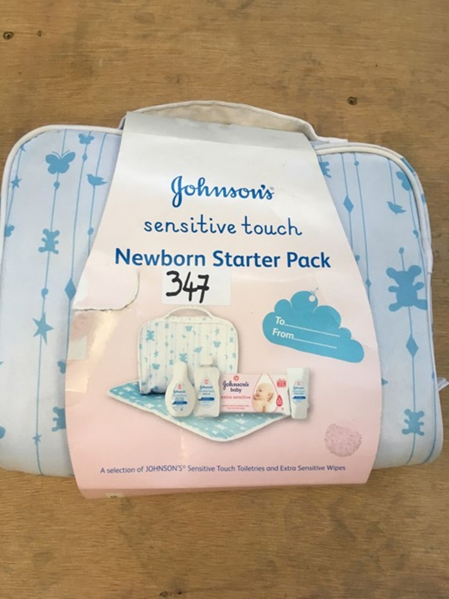 1 JOHNSONS SENSITIVE TOUCH NEWBORN STARTER PACK (PUBLIC VIEWING AVAILABLE)