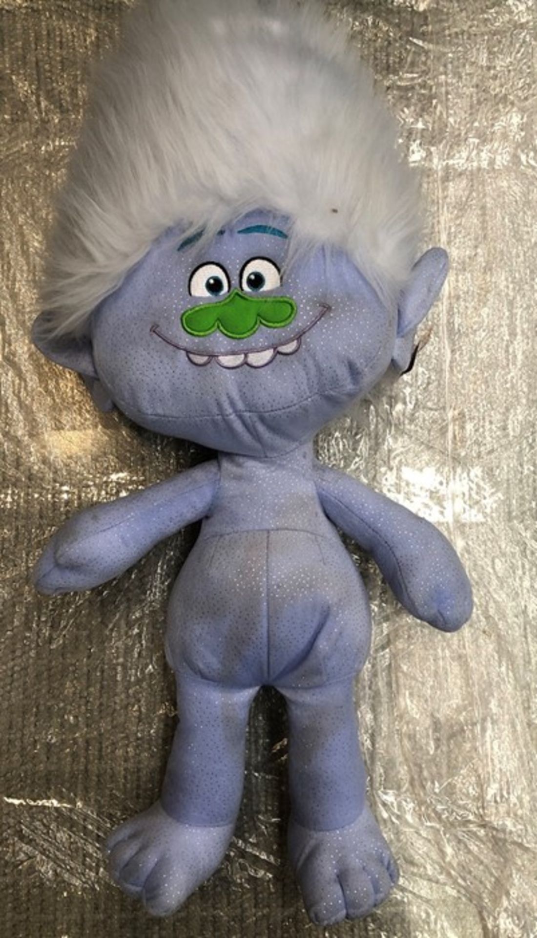 1 TROLLS PLUSH TOY IN BLUE (PUBLIC VIEWING AVAILABLE)