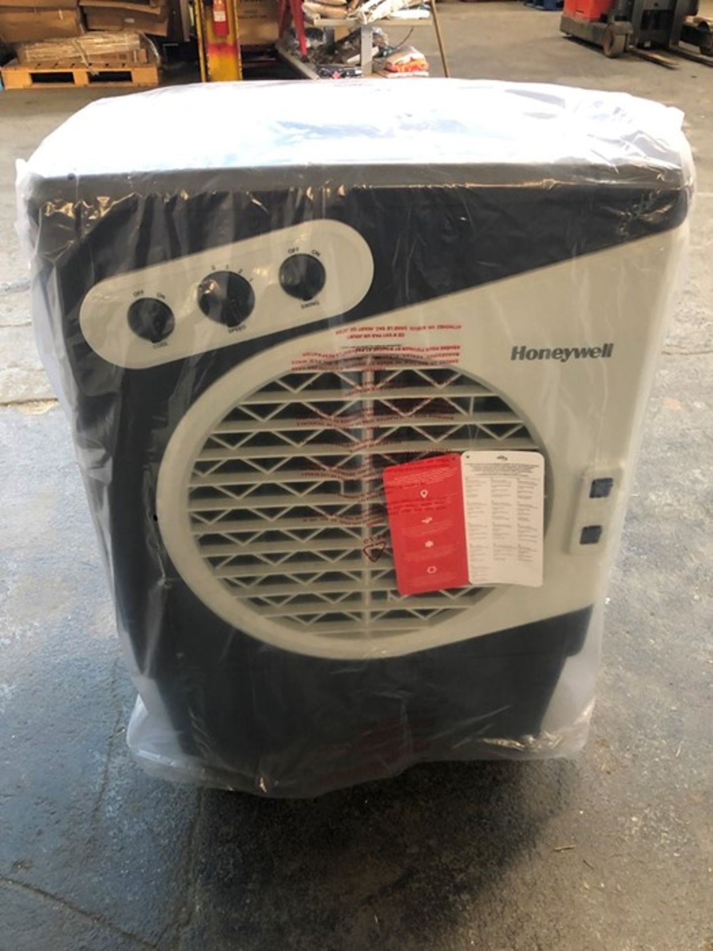 1 GRADE A BOXED HONEYWELL EVAPORATIVE AIR COOLER 60 LITER - CO60D / RRP £315.95 (PUBLIC VIEWING