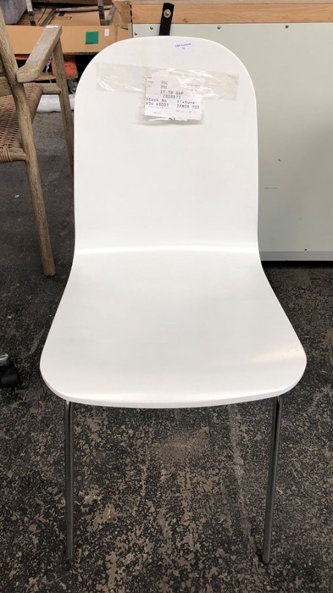 JOHN LEWIS FLUENT CHAIR IN WHITE