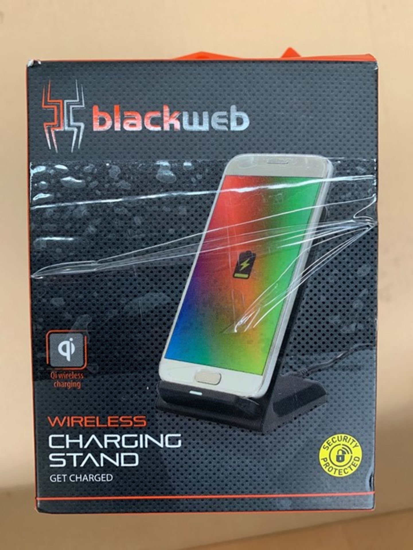 4 BOXED BLACKWEB WIRELESS CHARGING STANDS / BL - 6971 (PUBLIC VIEWING AVAILABLE)