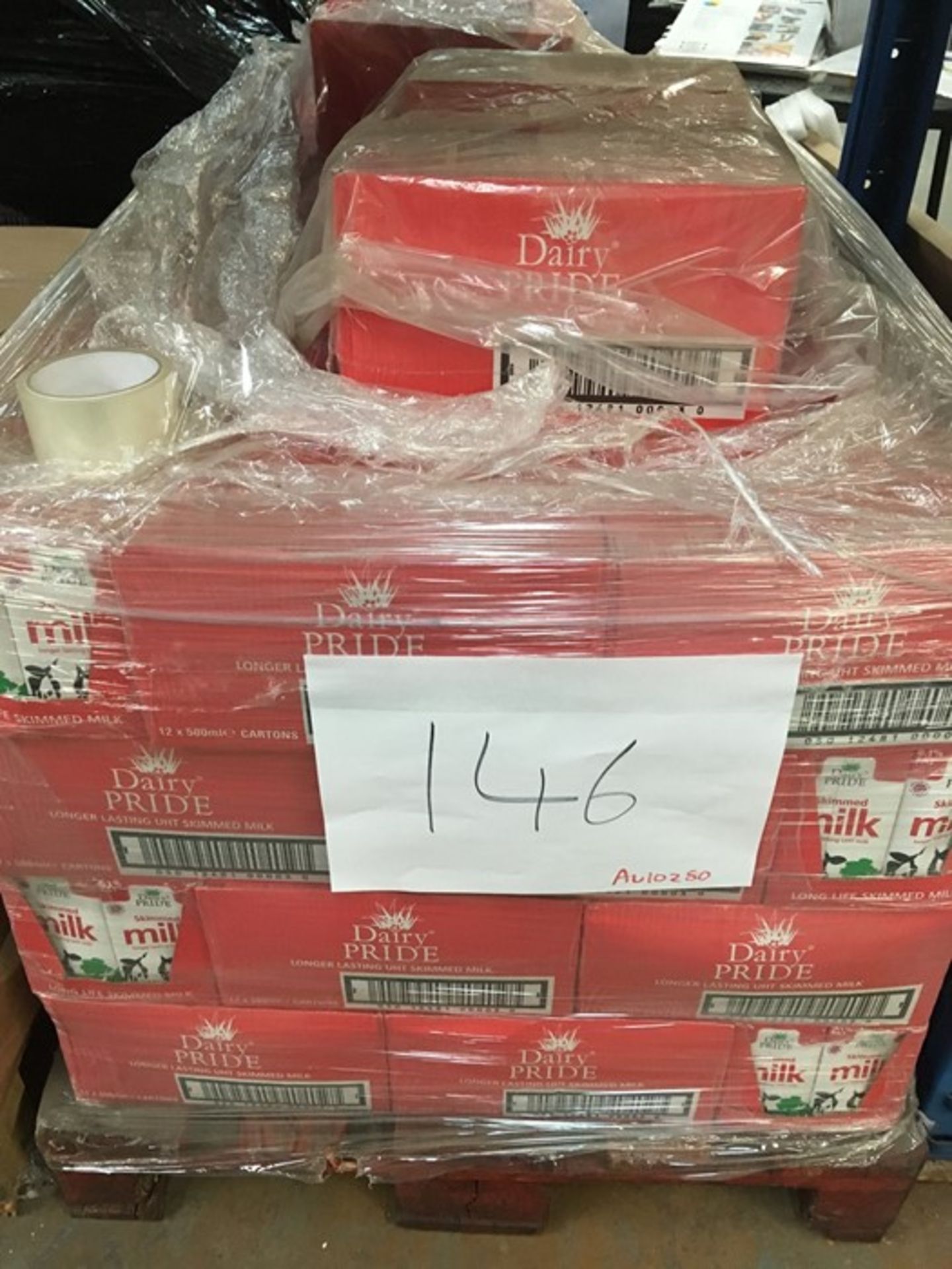 1 LOT TO CONTAIN 900 CARTONS OF DIARY PRIDE LONGER LASTING UHT SKIMMED MILK (500ML) / BEST BEFORE