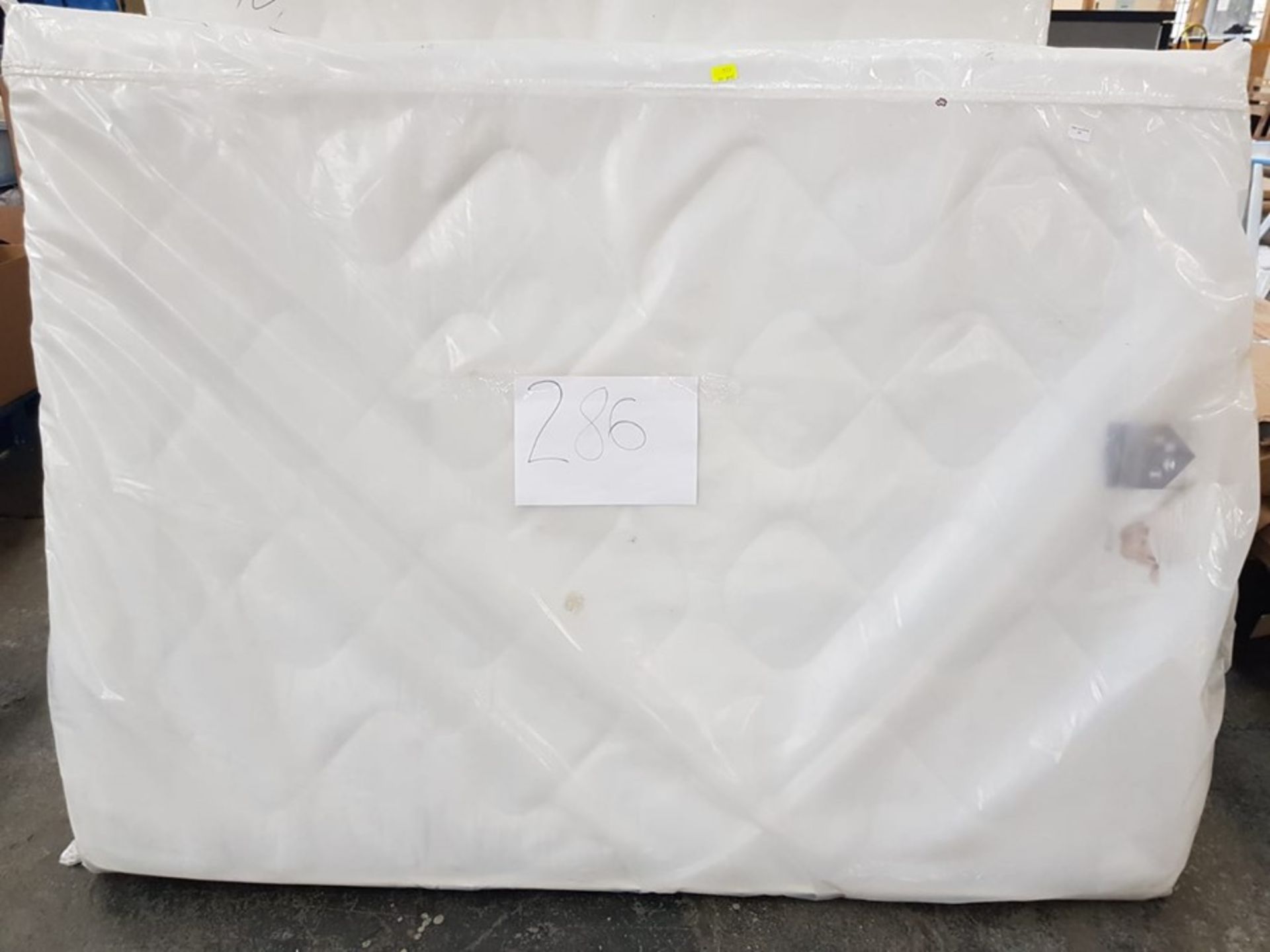 1 BAGGED RIMINI DEEP SLEEP SUPER BONNELL DOUBLE MATTRESS / RRP £170 (PUBLIC VIEWING AVAILABLE)