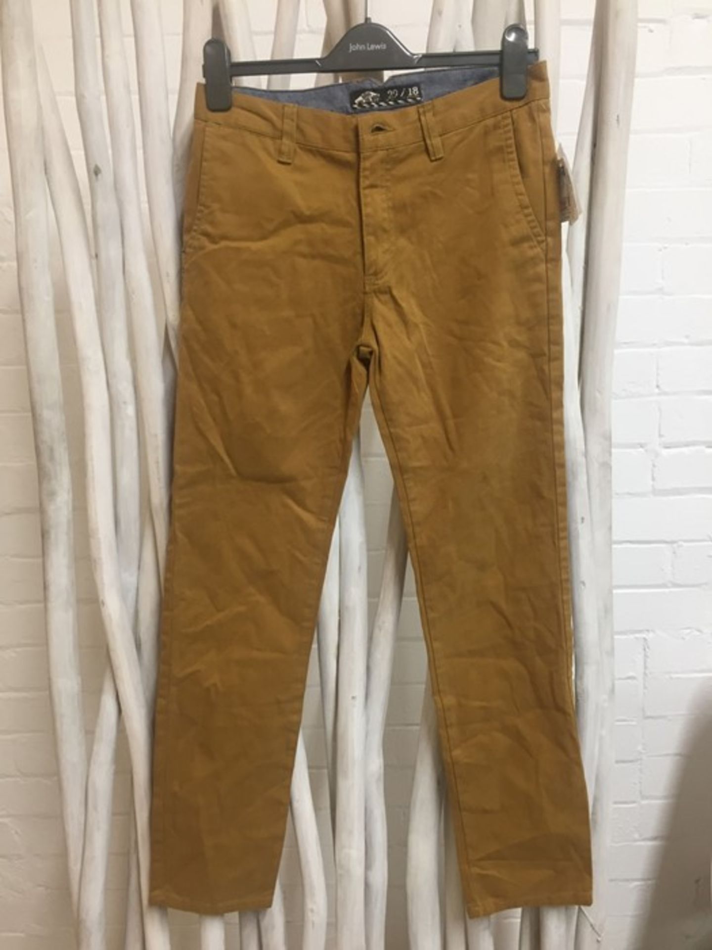1 VANS YOUTHS TROUSERS BROWN IN W18 L29 / RRP £55.00 (PUBLIC VIEWING AVAILABLE)