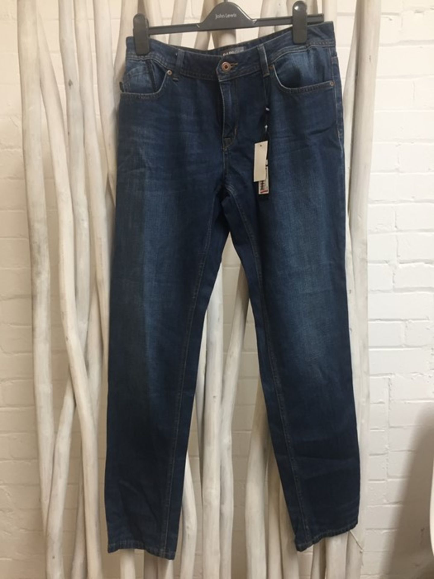 1 BARBOUR INTERNATIONAL CROSSOVER TOMBOY DENIM JEANS IN W32 L29 / RRP £109.00 (PUBLIC VIEWING