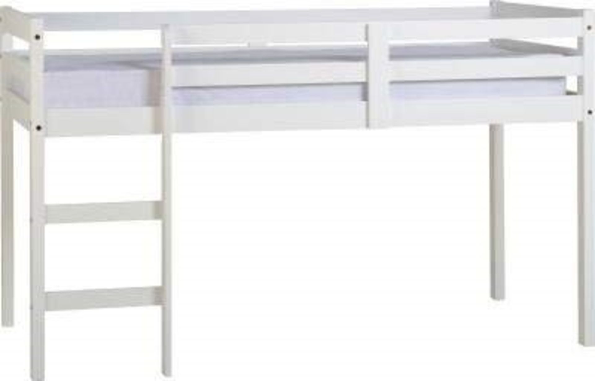 1 BOXED 3FT MID SLEEPER WHITE BED (PUBLIC VIEWING AVAILABLE)
