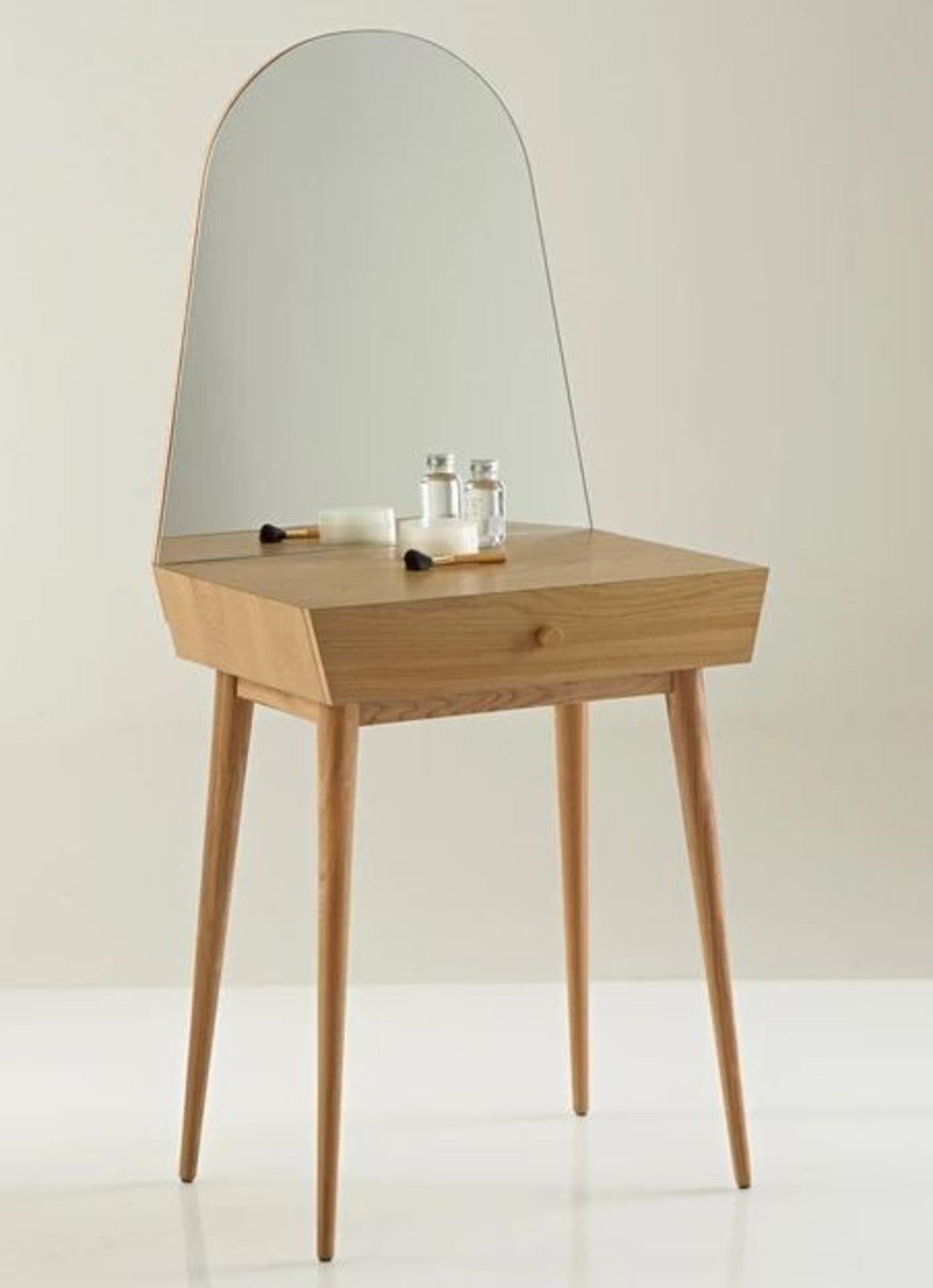 1 GRADE B CLAIROY 1 DRAWER SCANDI-STYLE DRESSING TABLE / PLEASE NOTE TABLE DOES NOT COME WITH MIRROR