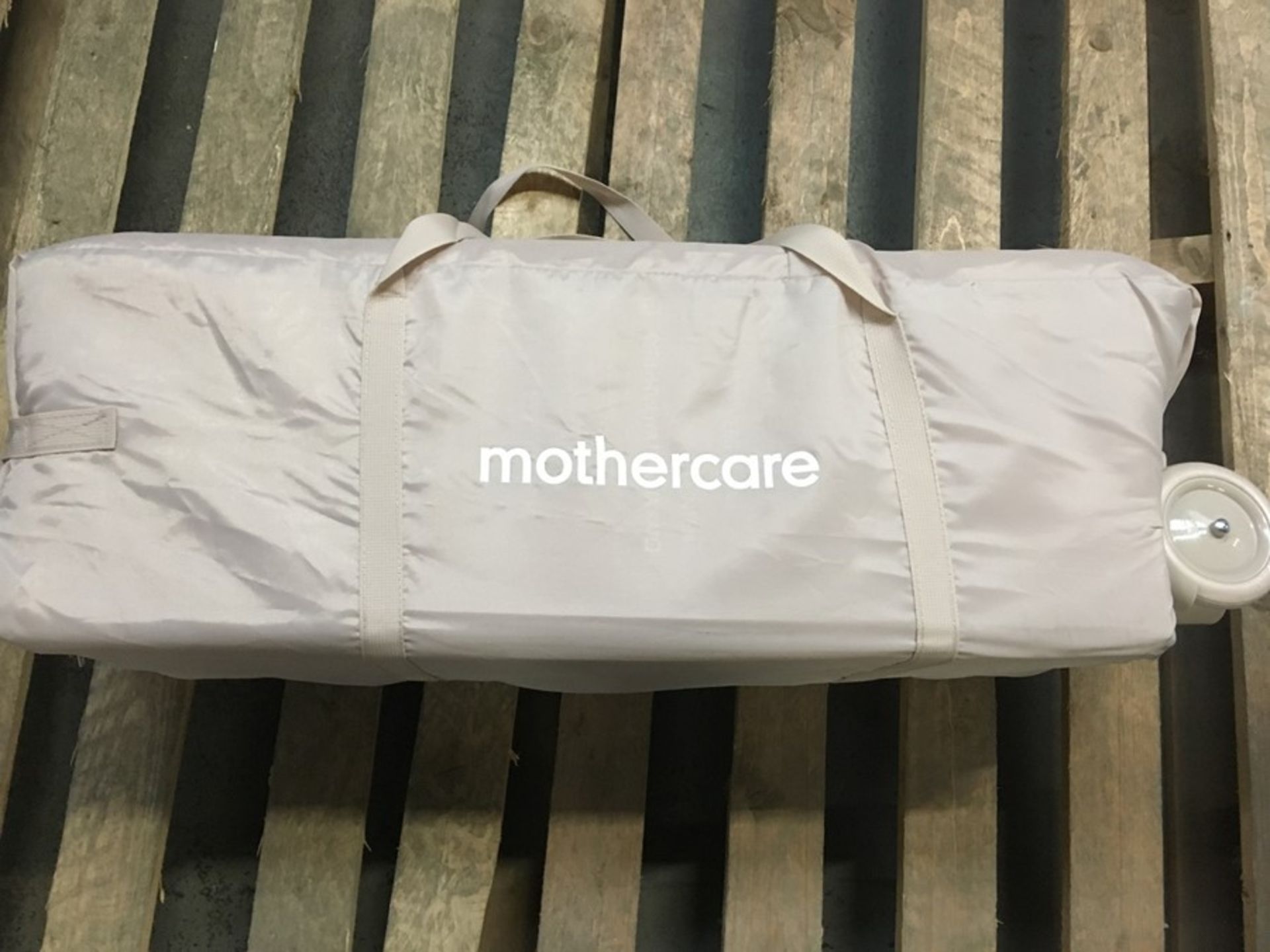 1 BAGGED MOTHERCARE TRAVEL COT / RRP £40.00 (PUBLIC VIEWING AVAILABLE)