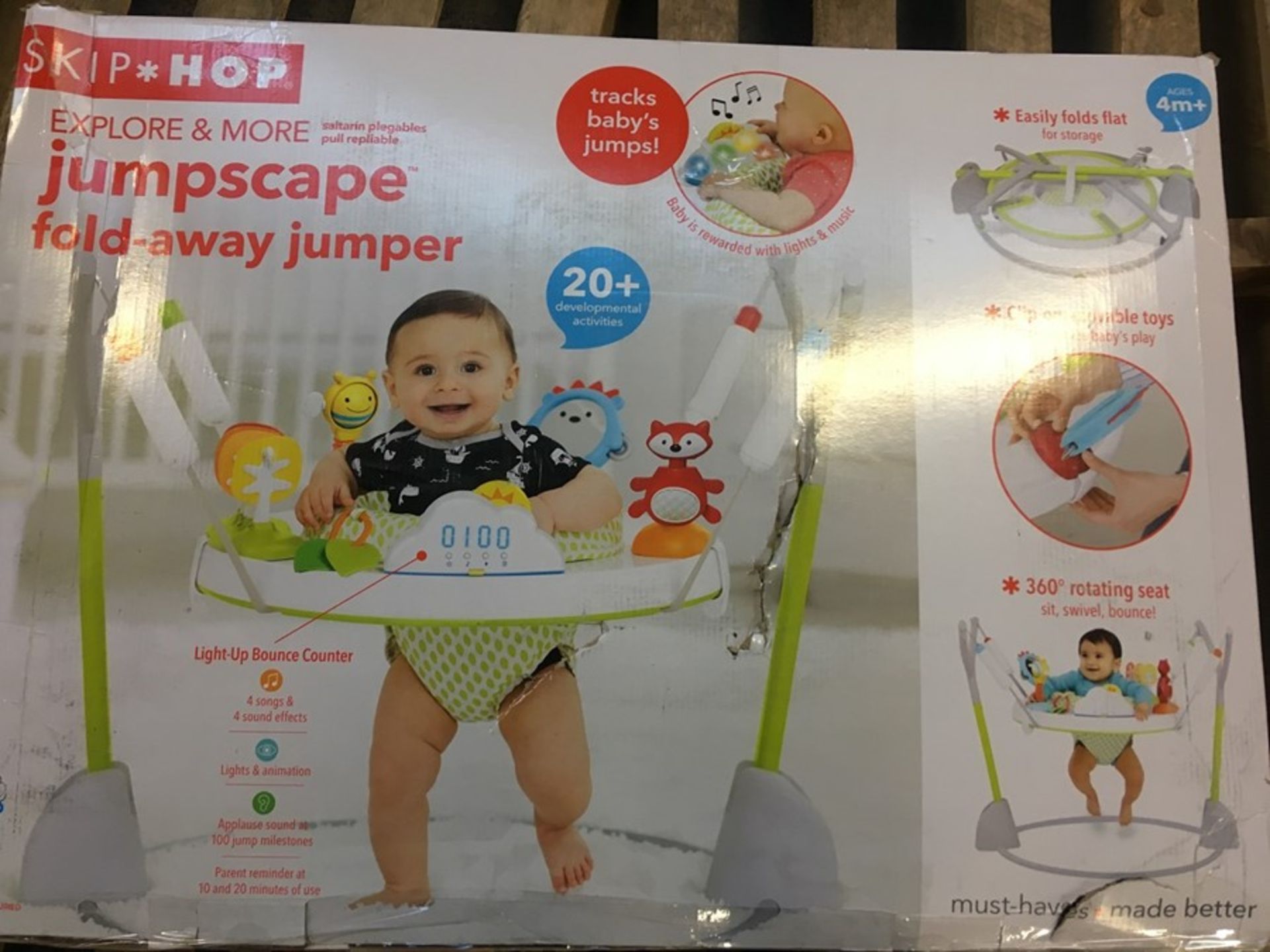 1 BOXED SKIP AND HOP JUMPSCAPE FOLD-AWAY JUMPER / RRP £140.00 (PUBLIC VIEWING AVAILABLE)