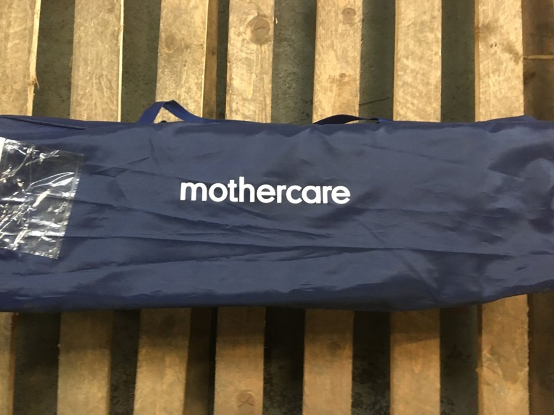 1 BAGGED MOTHERCARE TRAVEL COT / RRP £50.00 (PUBLIC VIEWING AVAILABLE)