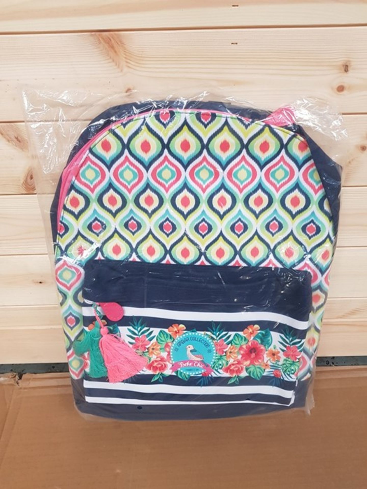 1 AS NEW BAGGED AMBAR MOCHILA BOHO CHIC SCHOOL BACKPACK / RRP £30.00 (PUBLIC VIEWING AVAILABLE)