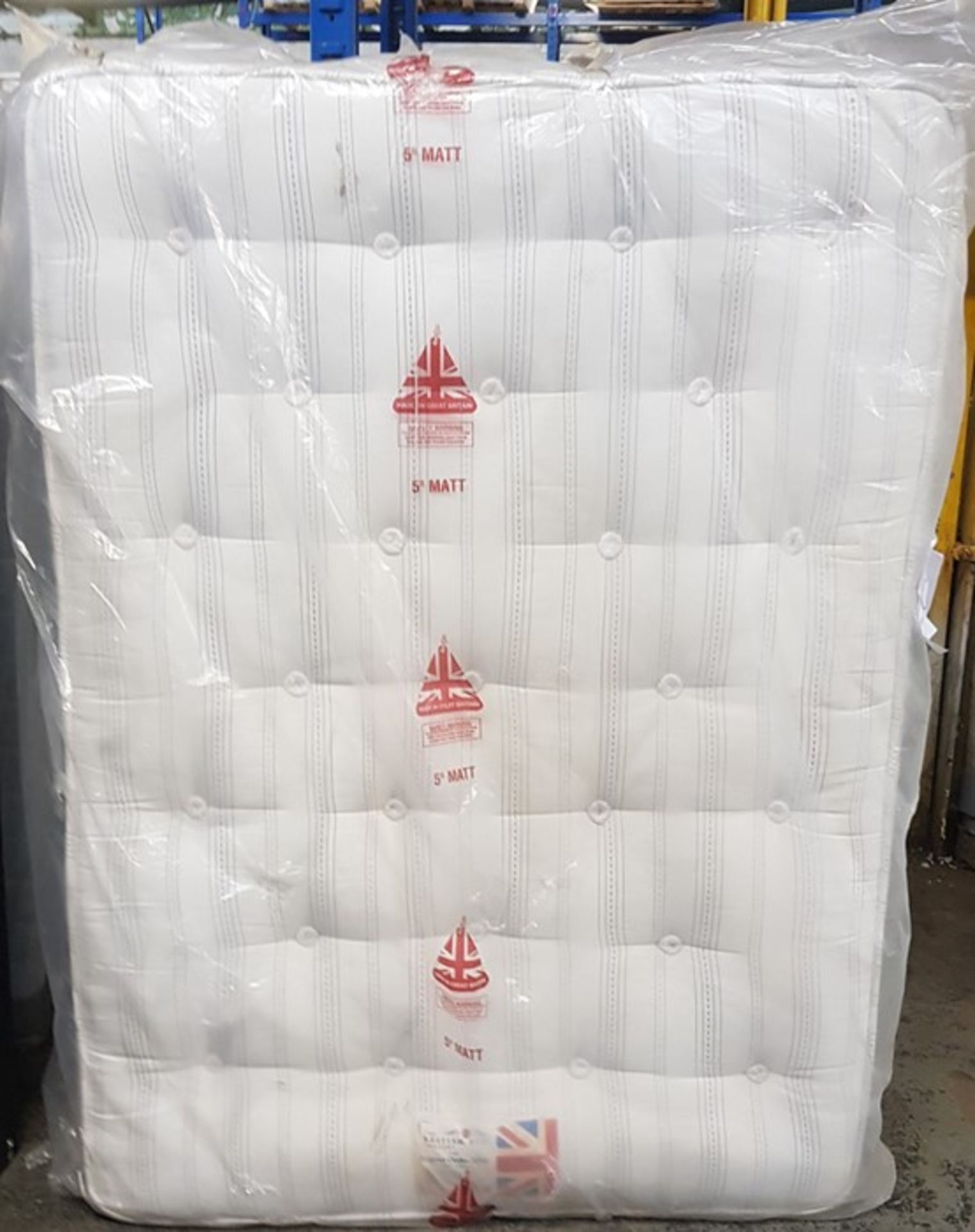 1 BAGGED 150CM KING SIZE POCKET SPRUNG MATTRESS / RRP £294.99 (PUBLIC VIEWING AVAILABLE)