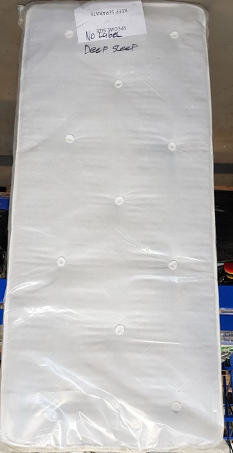 1 BAGGED 2FT 6INCH SMALL SINGLE POCKET SPRUNG MATTRESS / RRP £99.00 (PUBLIC VIEWING AVAILABLE)