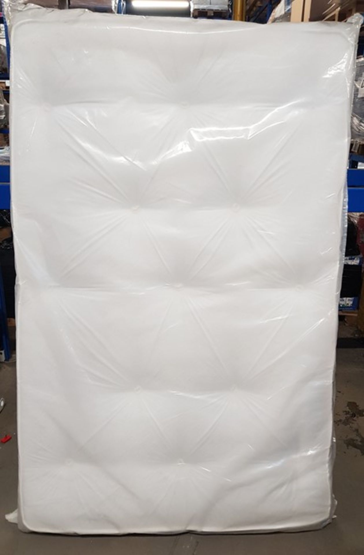 1 BAGGED 120CM SMALL DOUBLE POCKET SPRUNG MATTRESS / RRP £179.00 (PUBLIC VIEWING AVAILABLE)