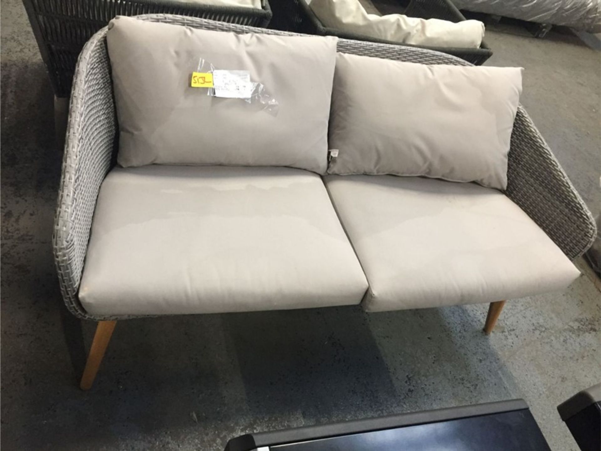 JOHN LEWIS BERGEN OUTDOOR 2 SEATER SOFA