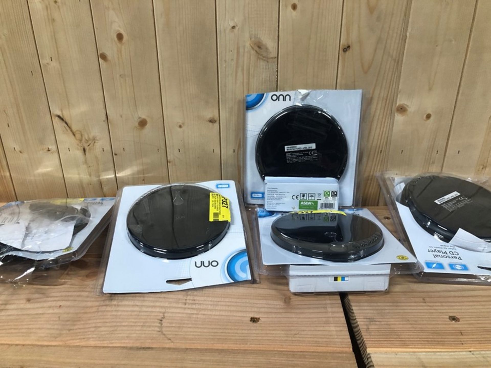 1 LOT TO CONTAIN 5 BAGGED AND UNTESTED ONN CD PLAYERS / BL - 8740 (PUBLIC VIEWING AVAILABLE)