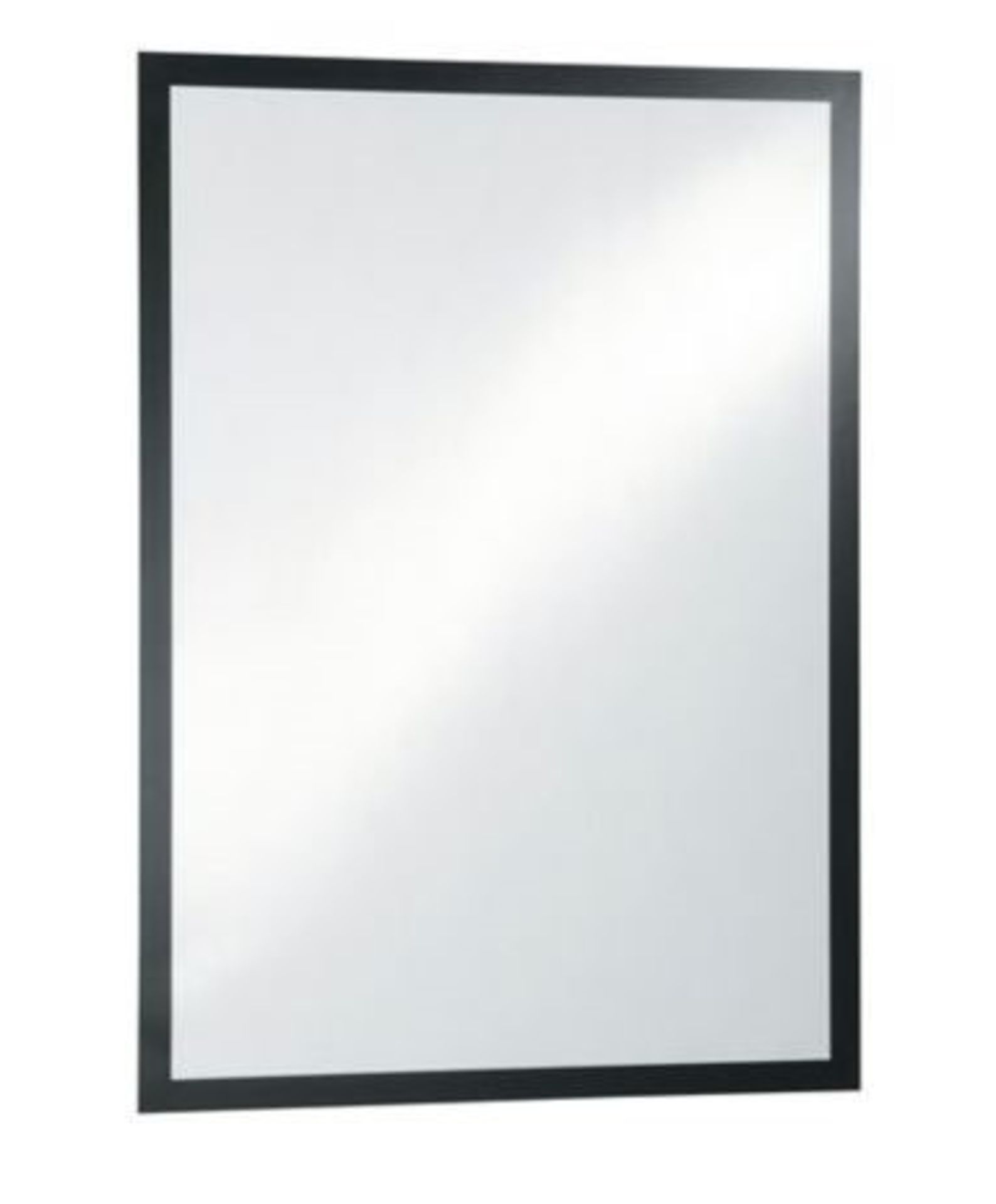 1 LOT TO CONTAIN 3 DURAFRAME SELF ADHESIVE MAGNETIC POSTER FRAMES IN BLACK / SIZE: 50X70CM / RRP £