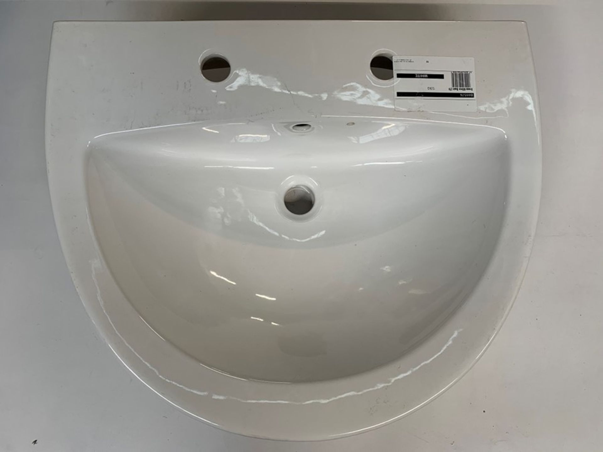 1 LARGE CERAMIC SINK BASIN IN WHITE (PUBLIC VIEWING AVAILABLE)